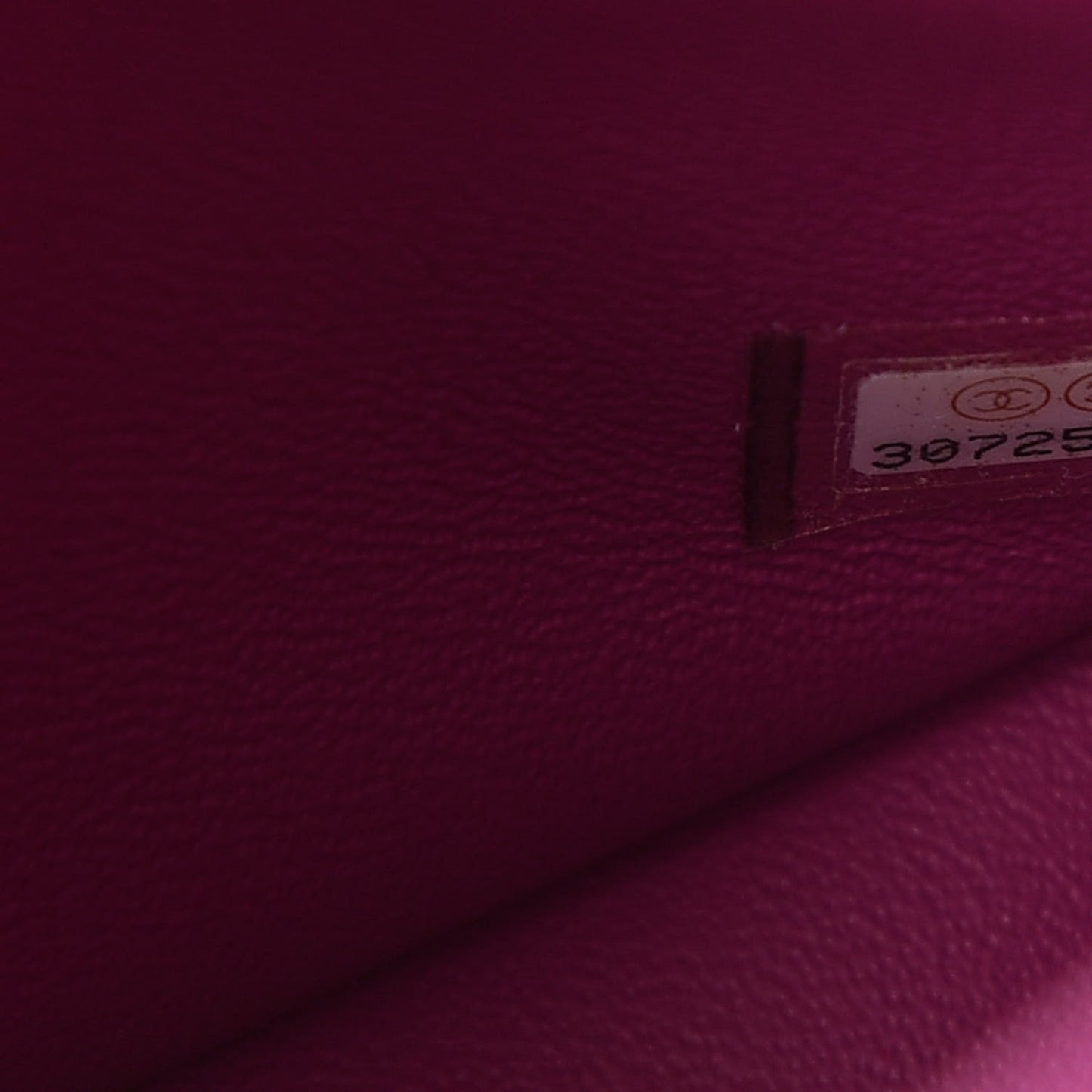 Lambskin Quilted Small Double Flap Purple