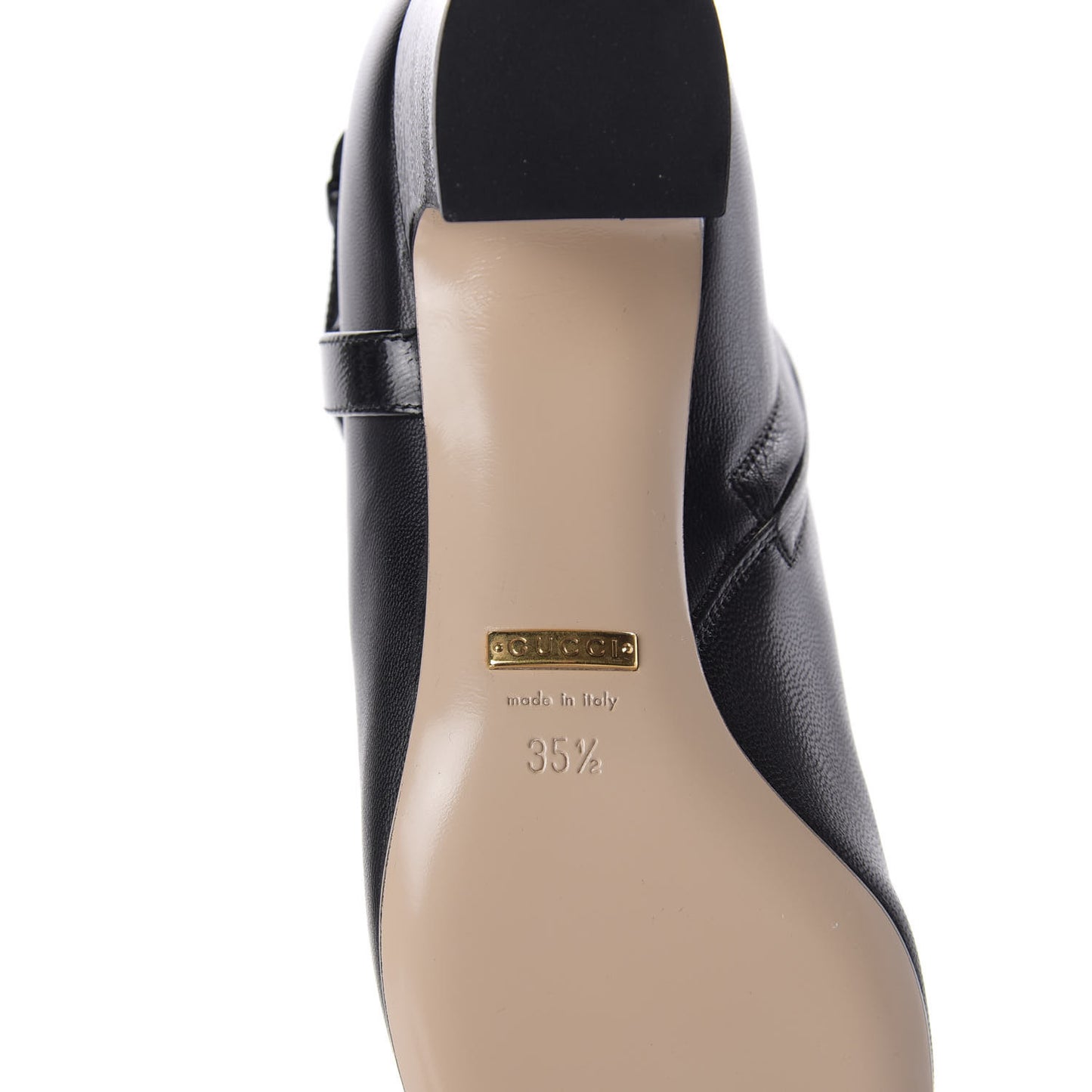 Malaga Kid GG Geraldine Cap Toe 55mm Ankle Boots 35.5 Black