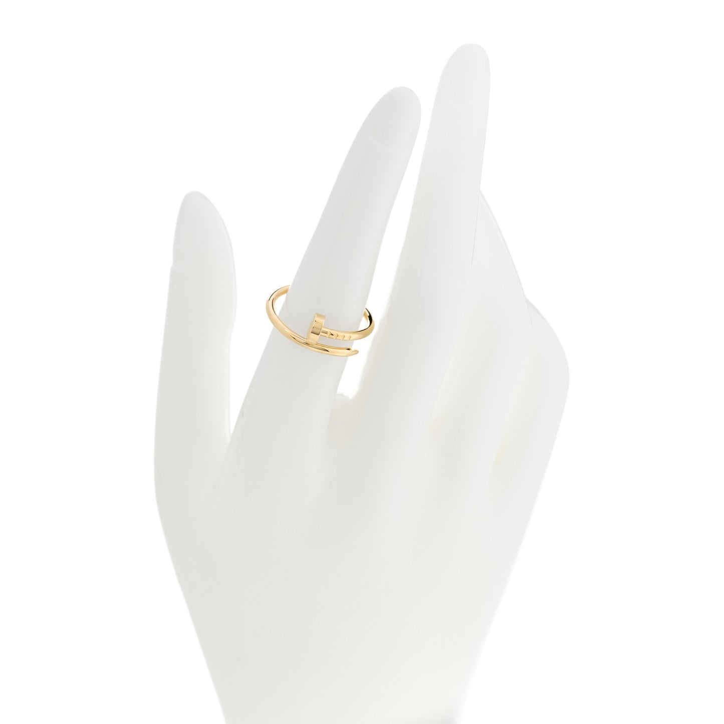 18K Yellow Gold Small Juste Un Clou Ring 54 6.75