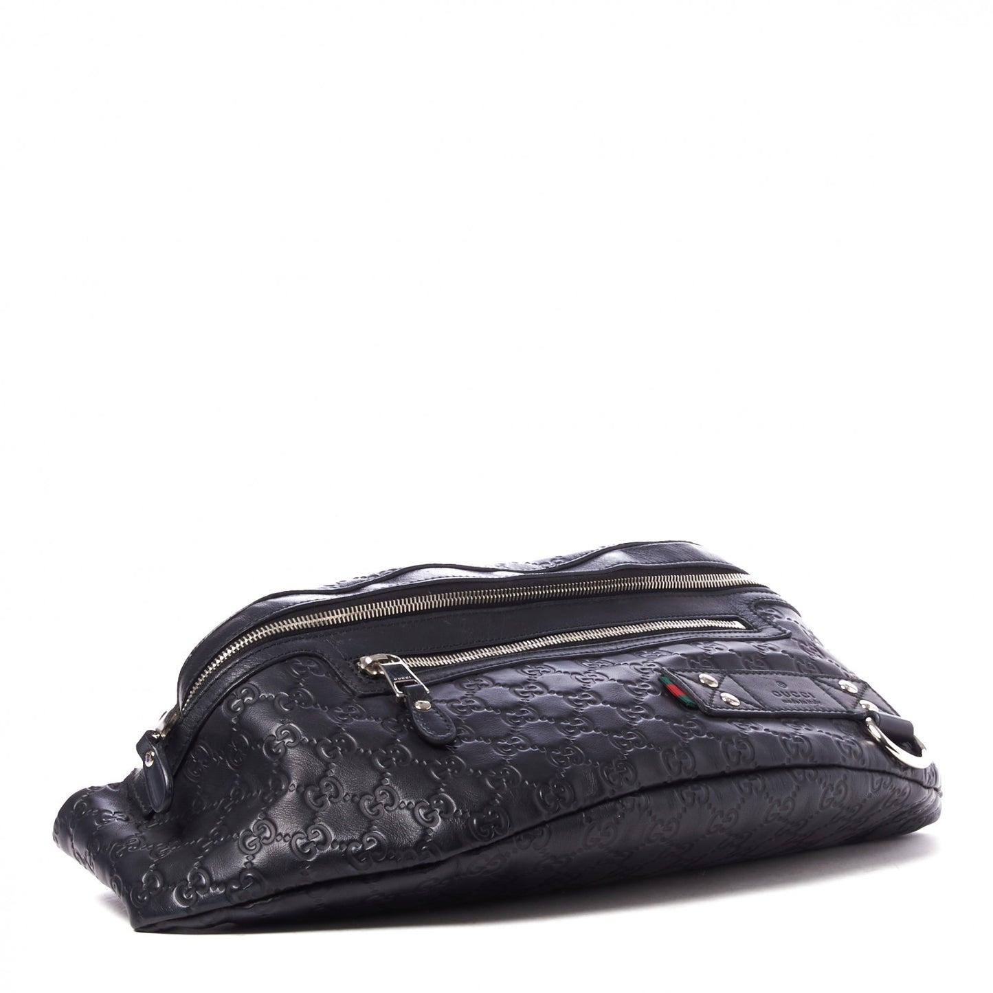 Guccissima Web Belt Bag Navy