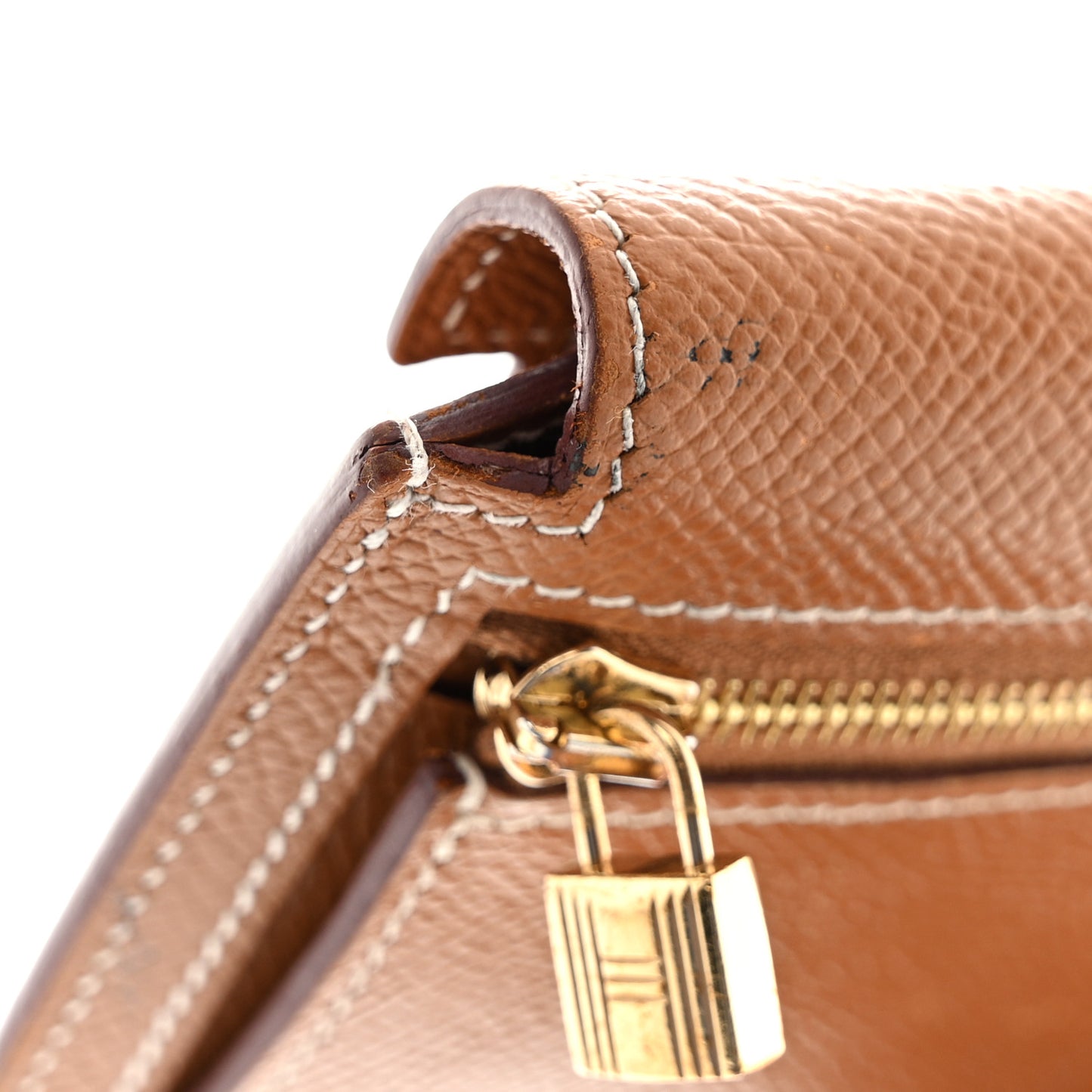 Epsom Kelly Pocket Compact Wallet Gold