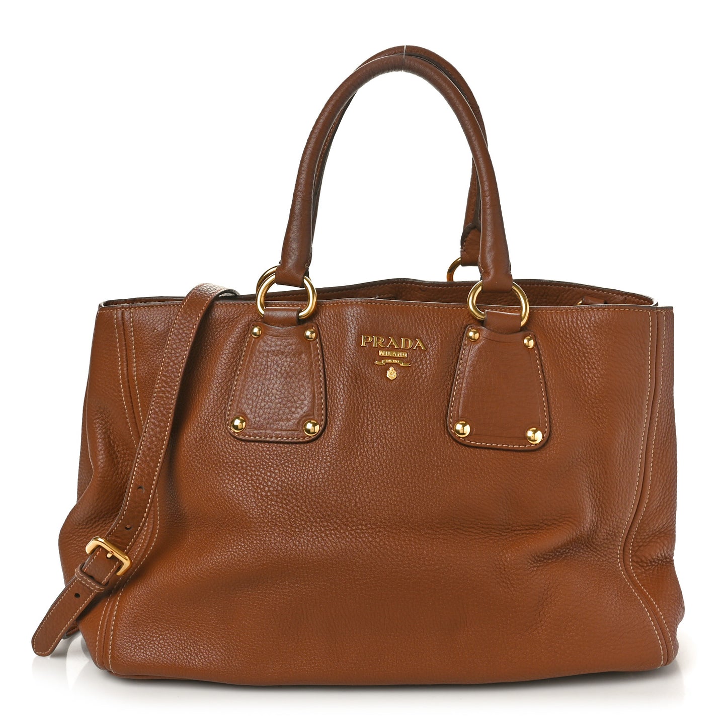 Vitello Daino Tote Cannella