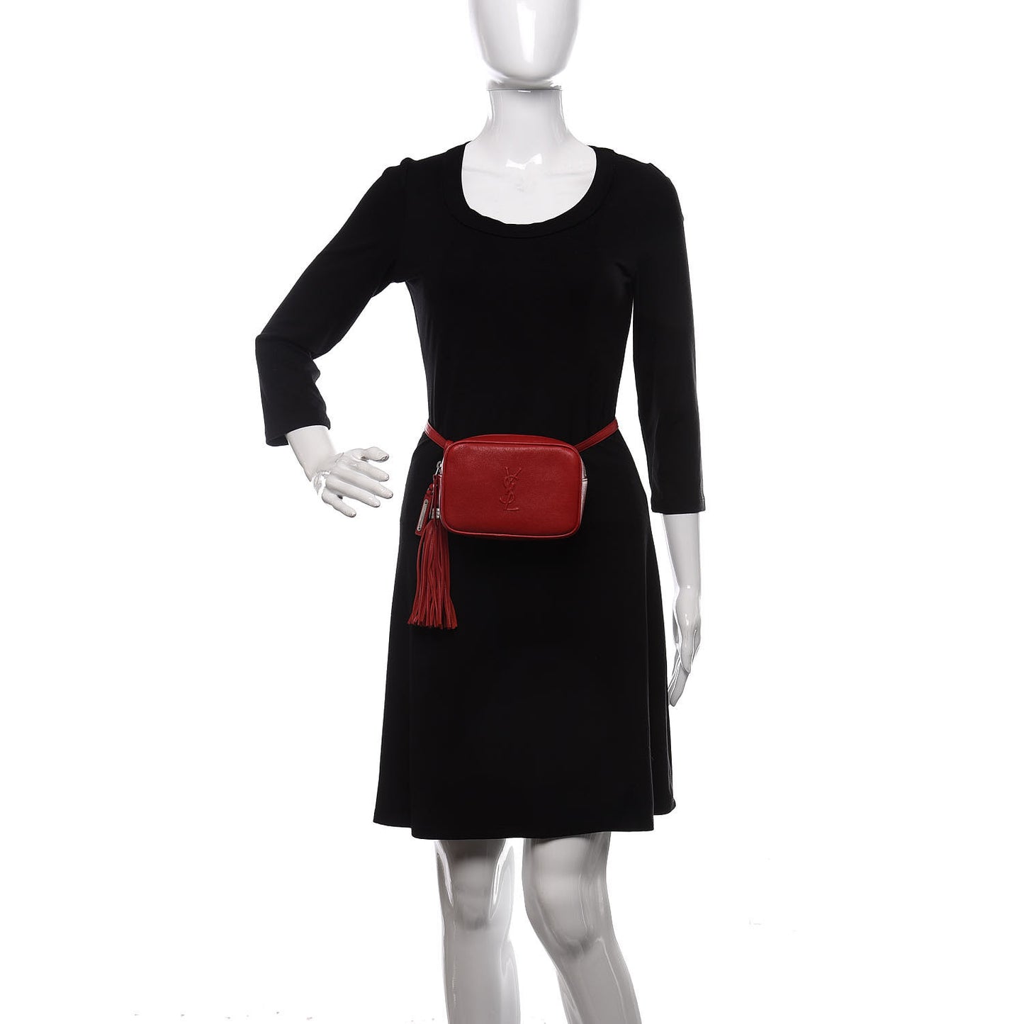 Lambskin Monogram Lou Belt Bag Rouge Eros