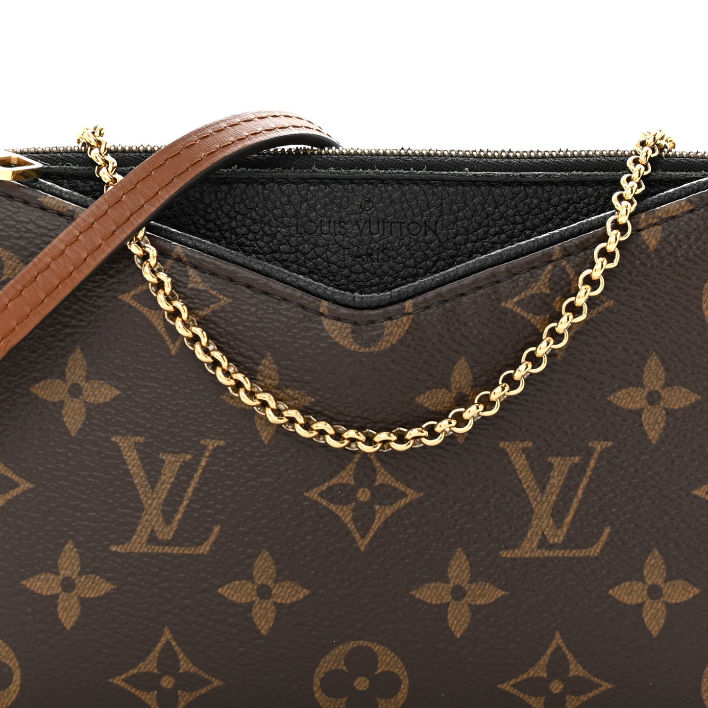 Monogram Pallas Clutch Black