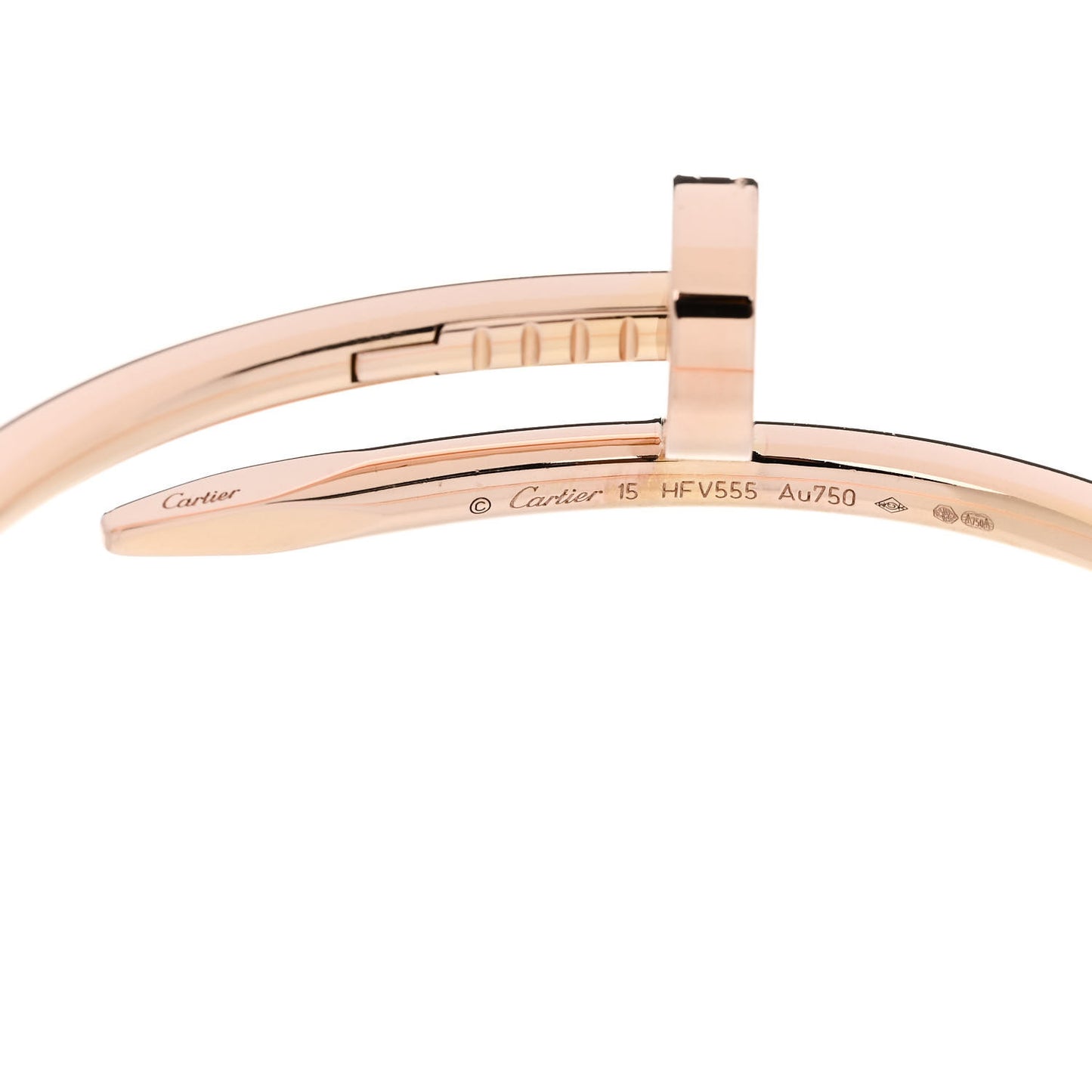 18K Pink Gold Juste Un Clou Bracelet 15