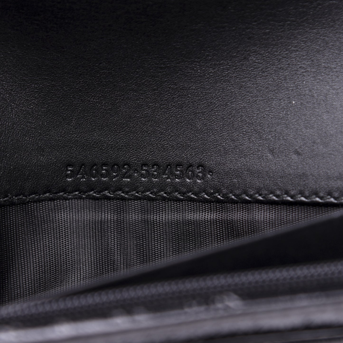 Suede Patent Web Ophidia Wallet On Chain Black