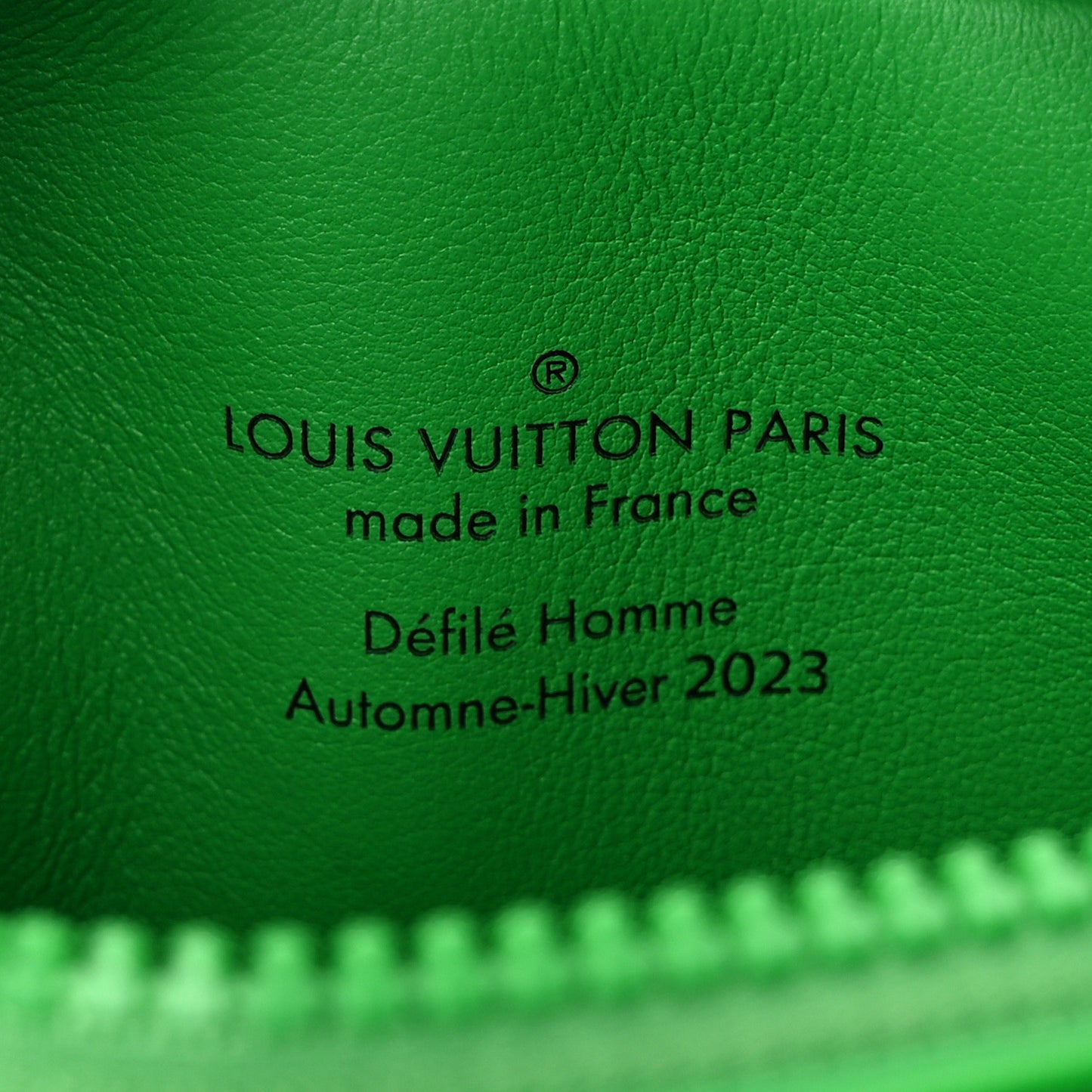 Rubber Cowhide Mini Soft Trunk Green