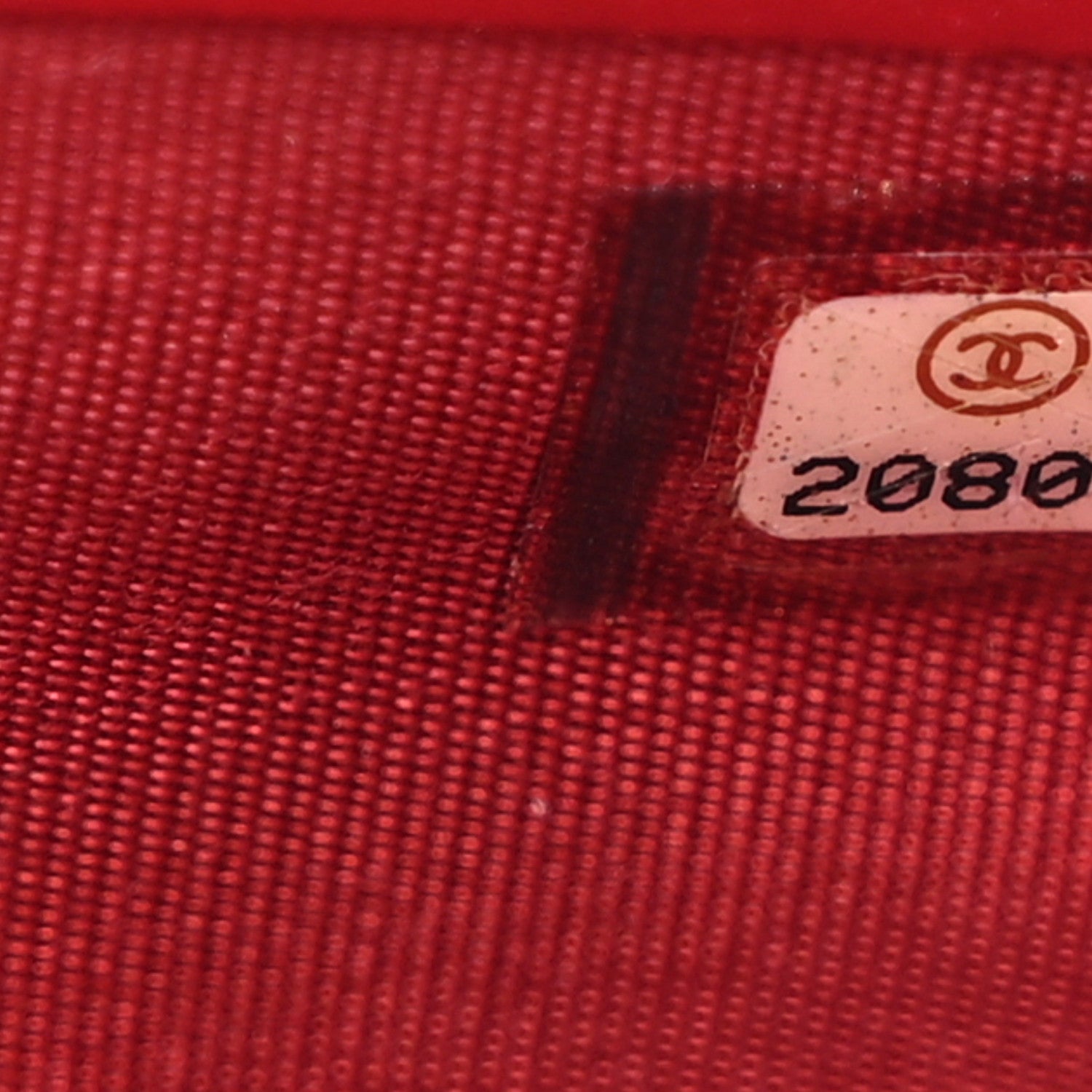 Chanel Glazed Calfskin Quilted Small Coco Boy Zip Around Wallet Red 8 of 9