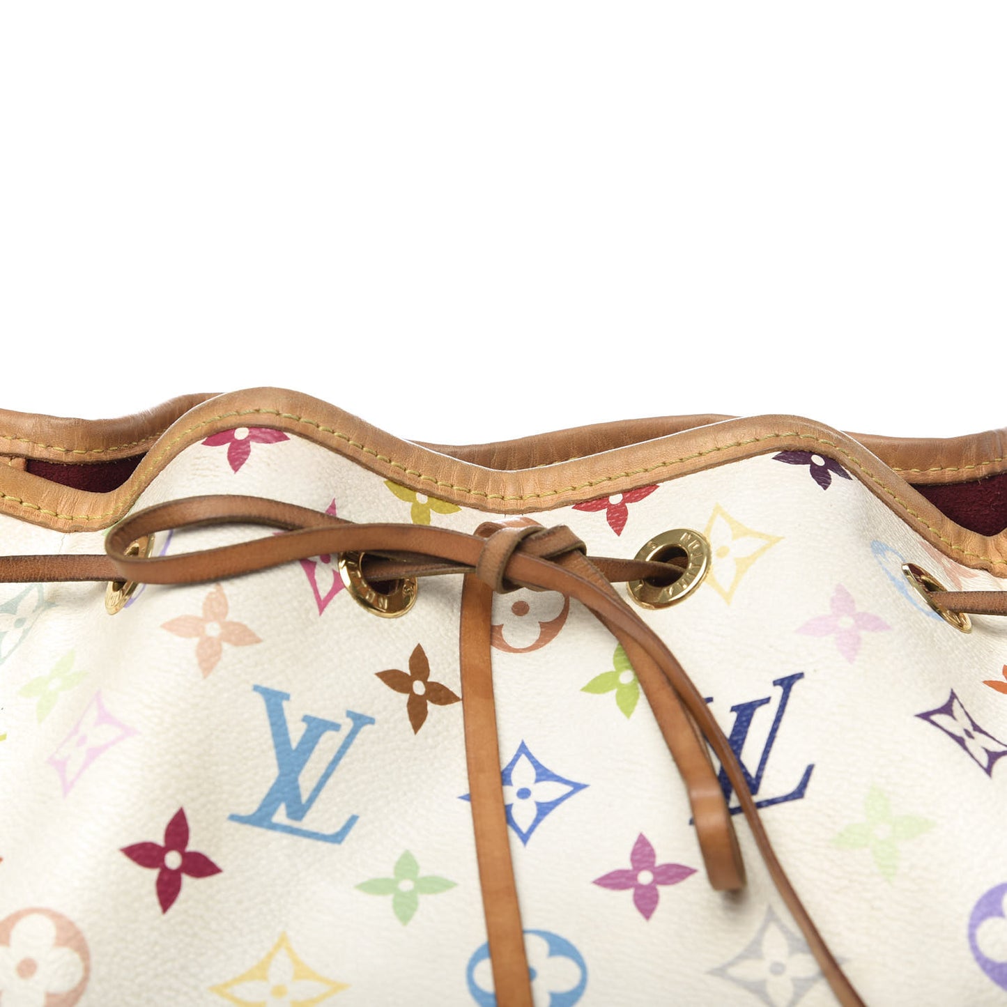 Monogram Multicolor Petit Noe White