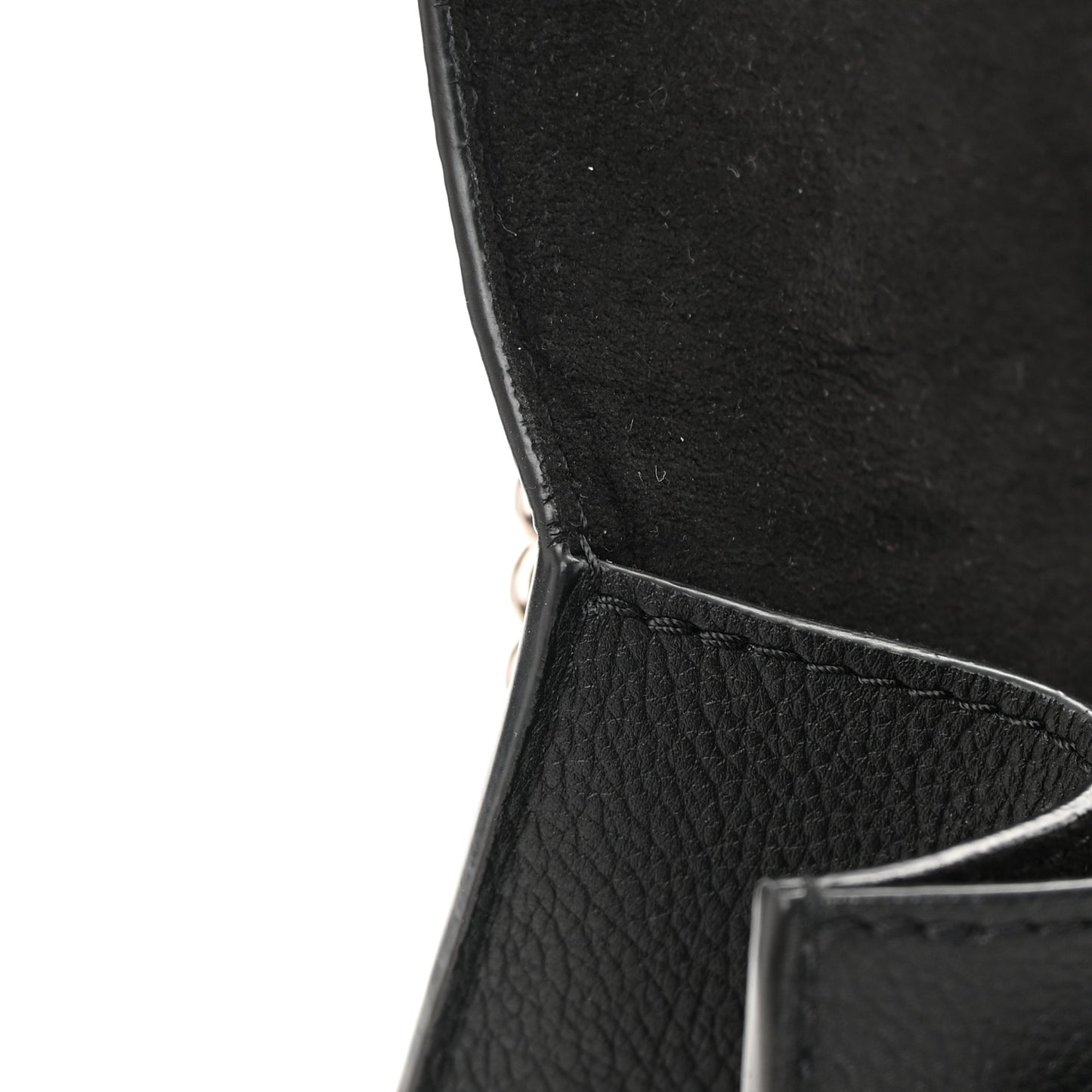 Soft Calfskin Mylockme Chain Bag BB Black