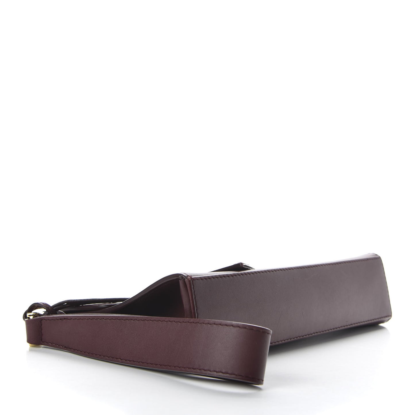 Veau Le Dix Clutch Aubergine