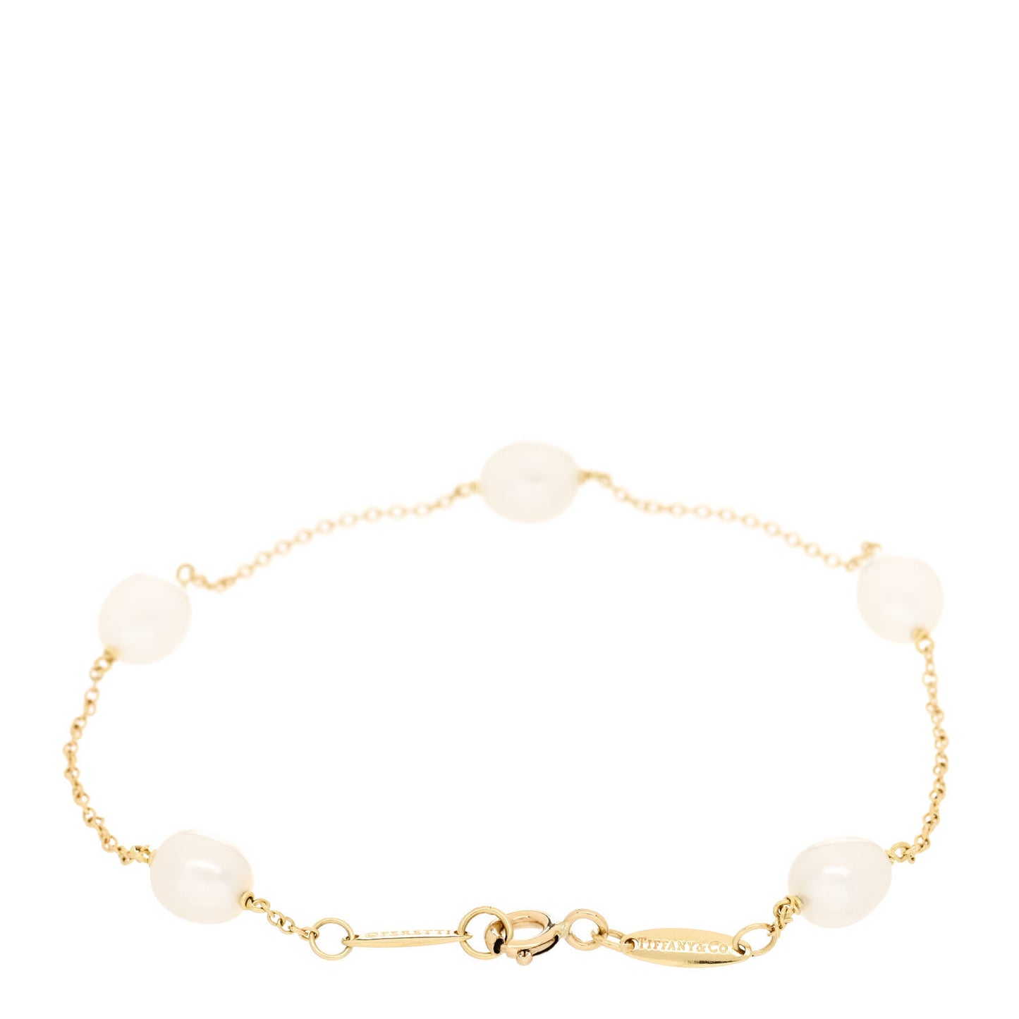 18K Yellow Gold Pearl 6-6.5mm Elsa Peretti Pearls By The Yard Bracelet