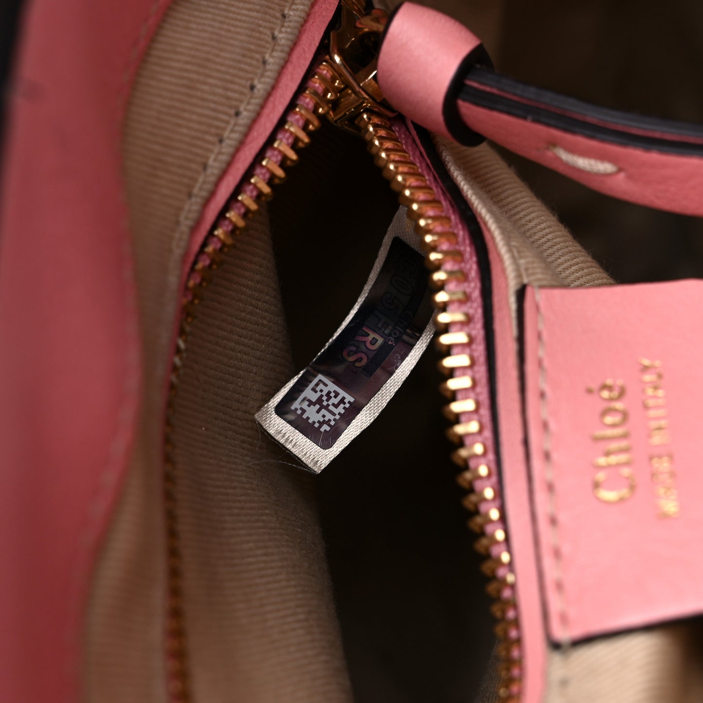 Suede Calfskin Small Faye Backpack Ideal Blush