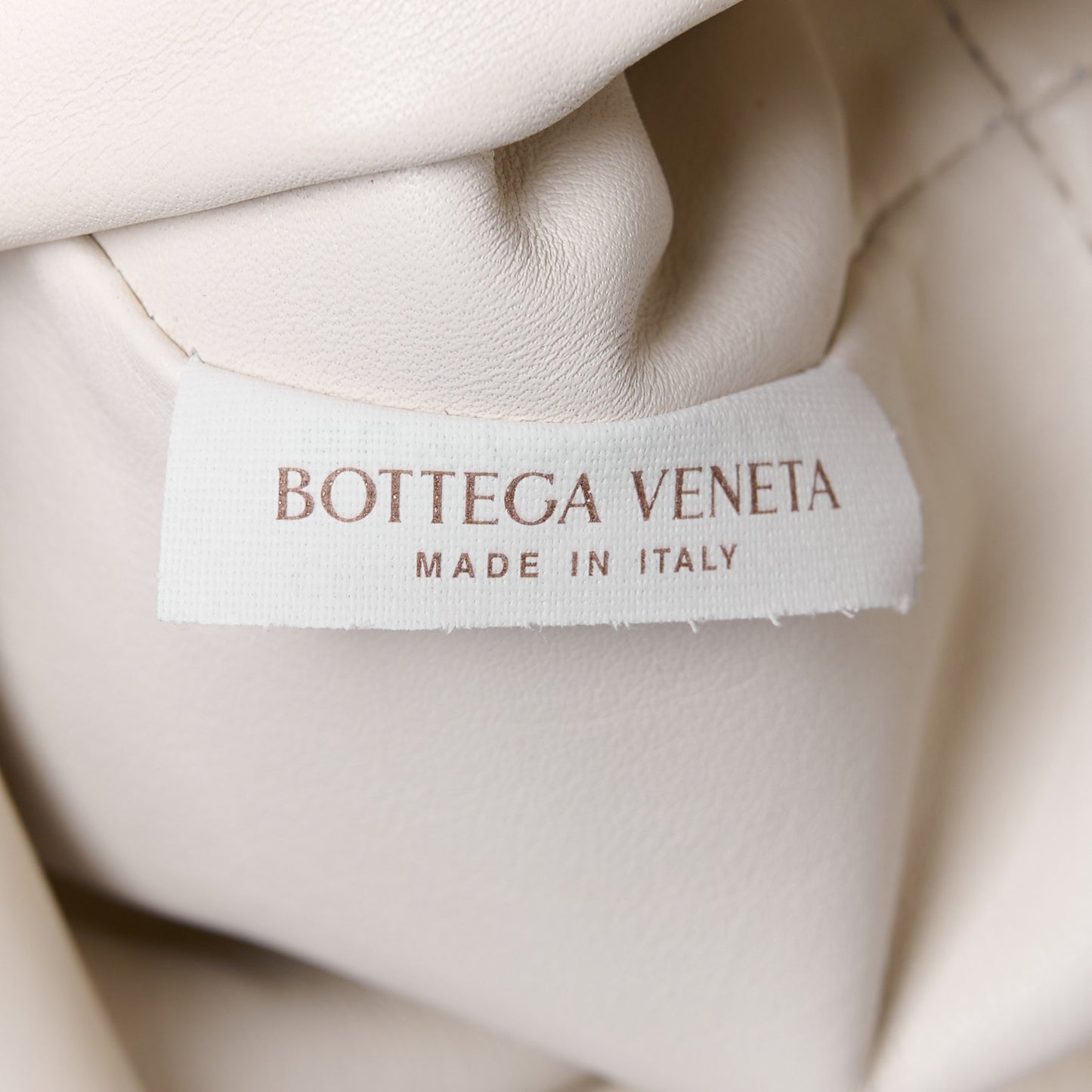 BOTTEGA VENETA Butter Calfskin The Mini Pouch Plaster