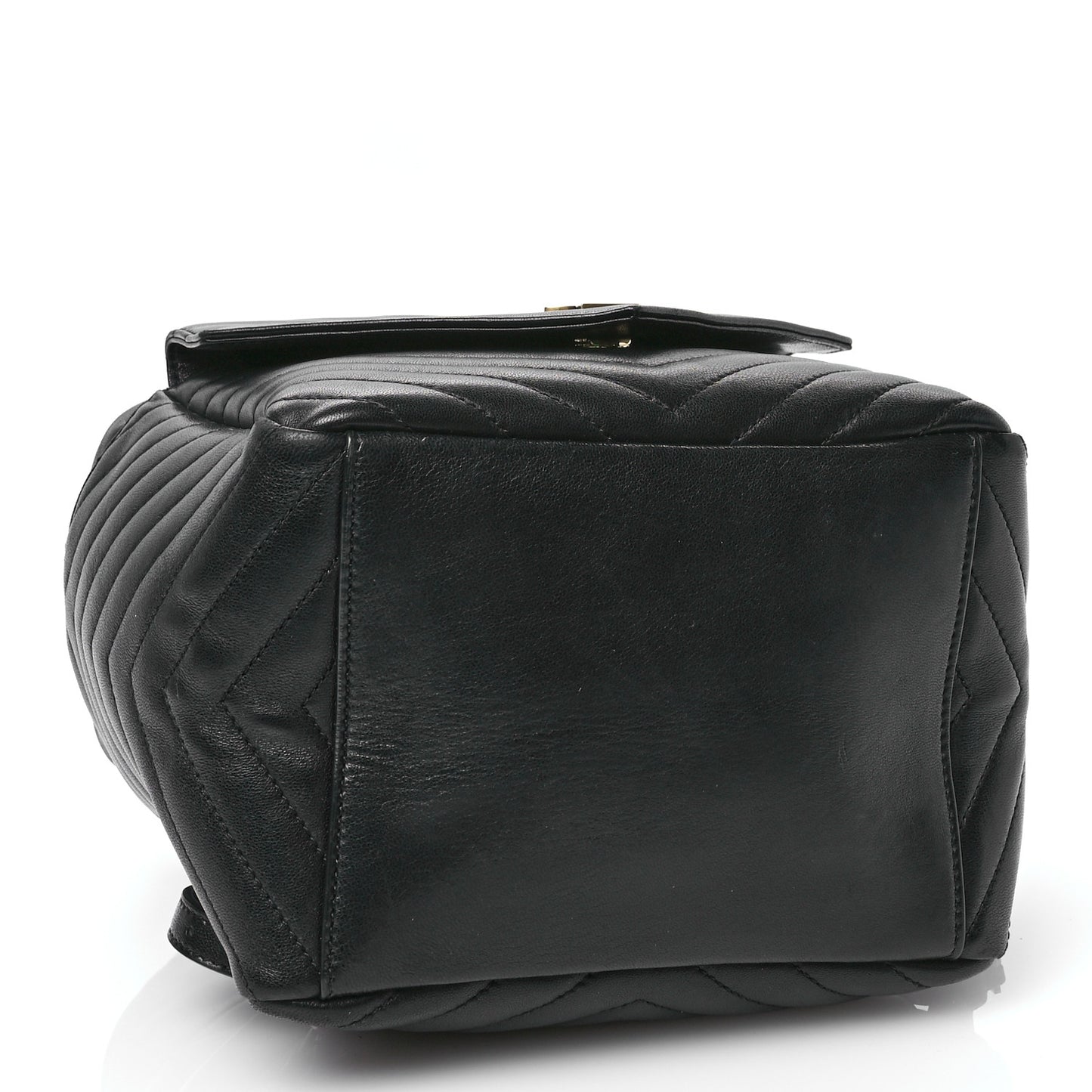 Lambskin Matelasse Monogram Joe Backpack Black