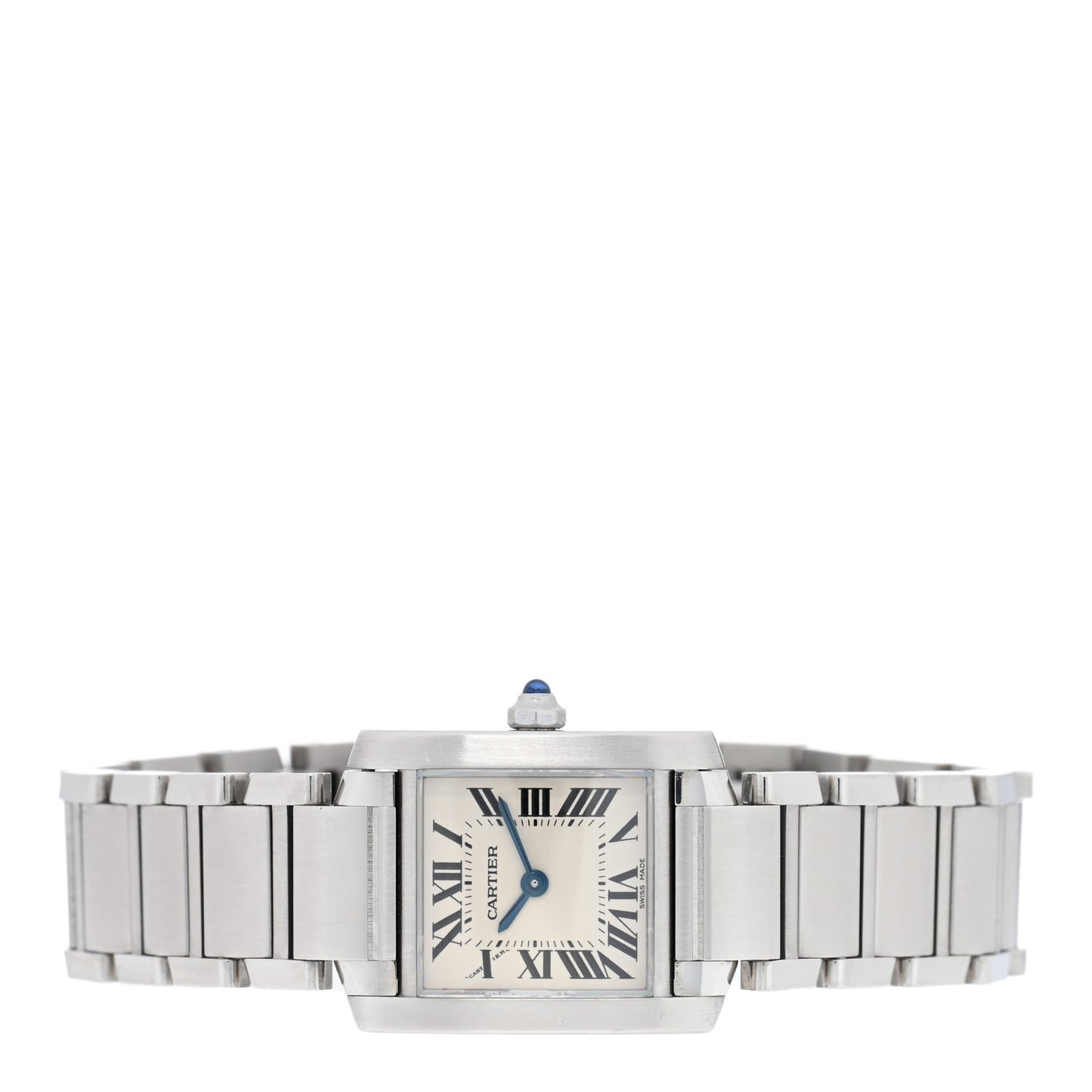 Stainless Steel 20mm Tank Francaise Quartz Watch