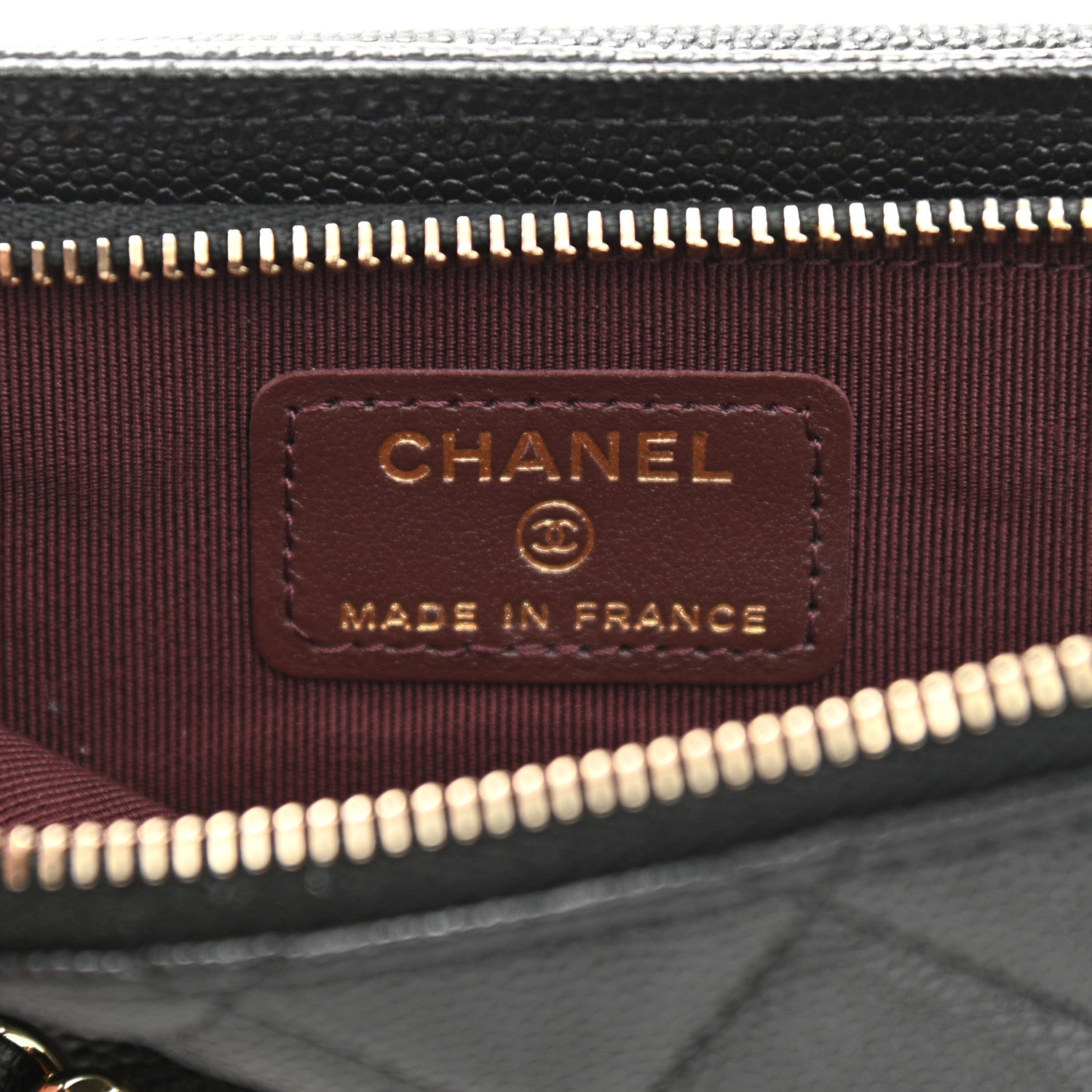 Chanel Caviar Quilted Zip Phone Case Black 7 of 8