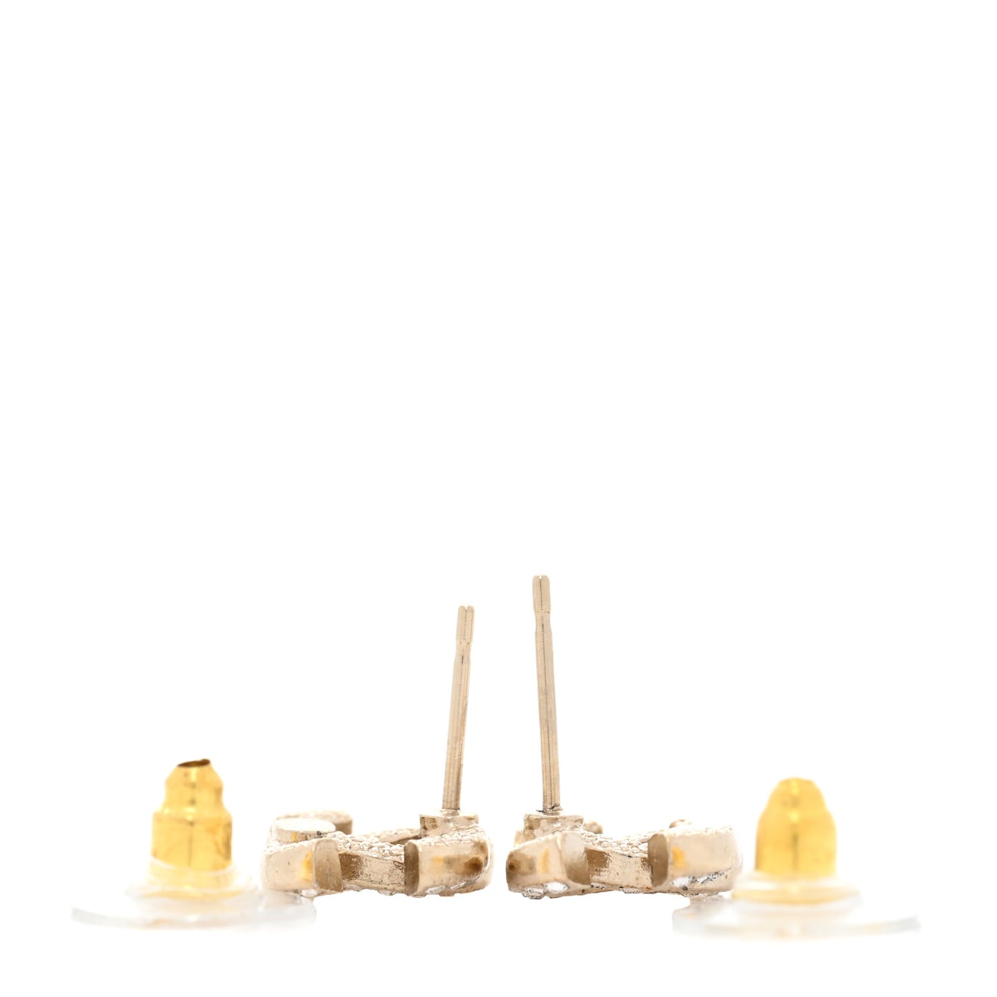 Crystal CC Earrings Gold