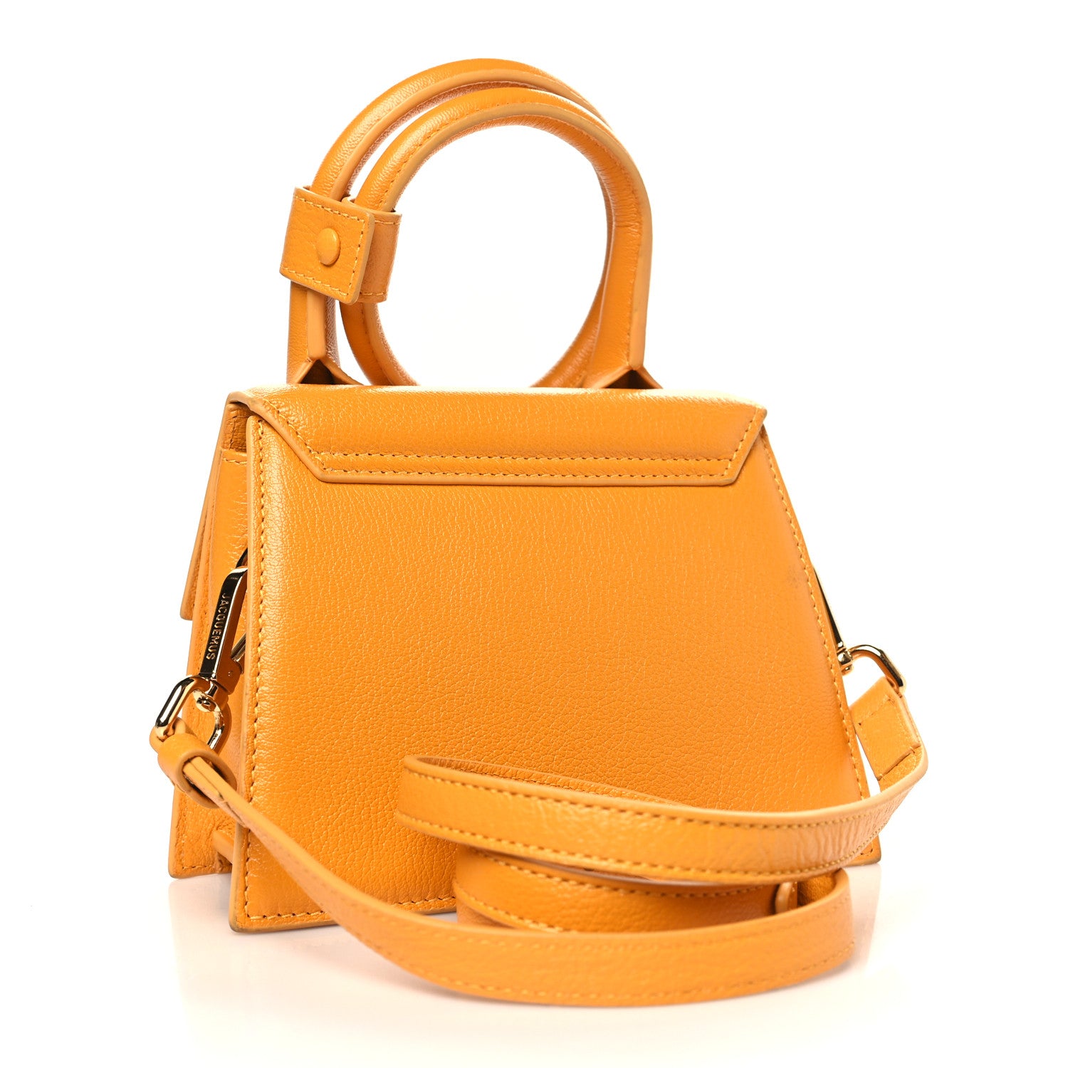 Jacquemus Calfskin Le Chiquito Noeud Orange 3 of 11