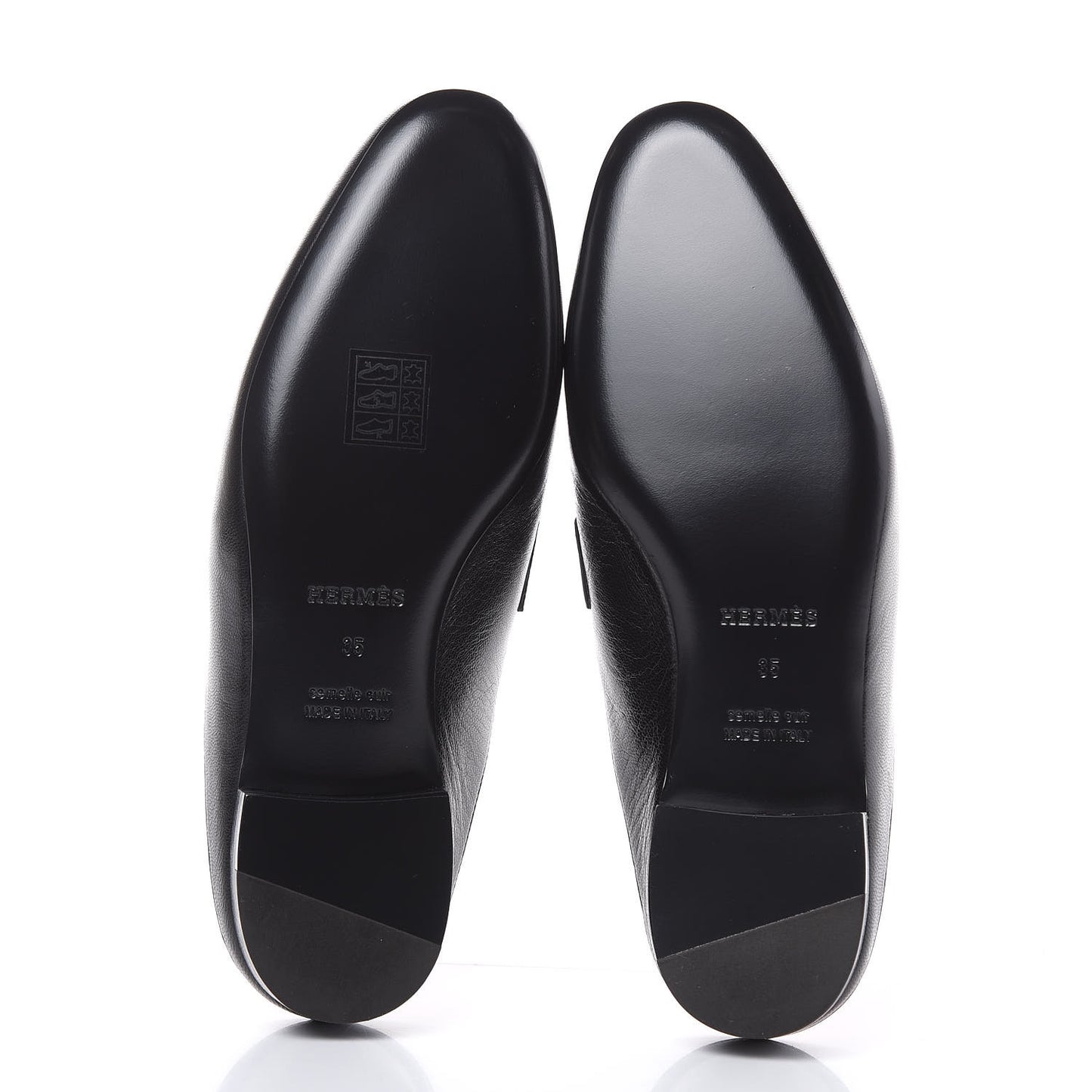 Goatskin Rivoli Mules 35 Black