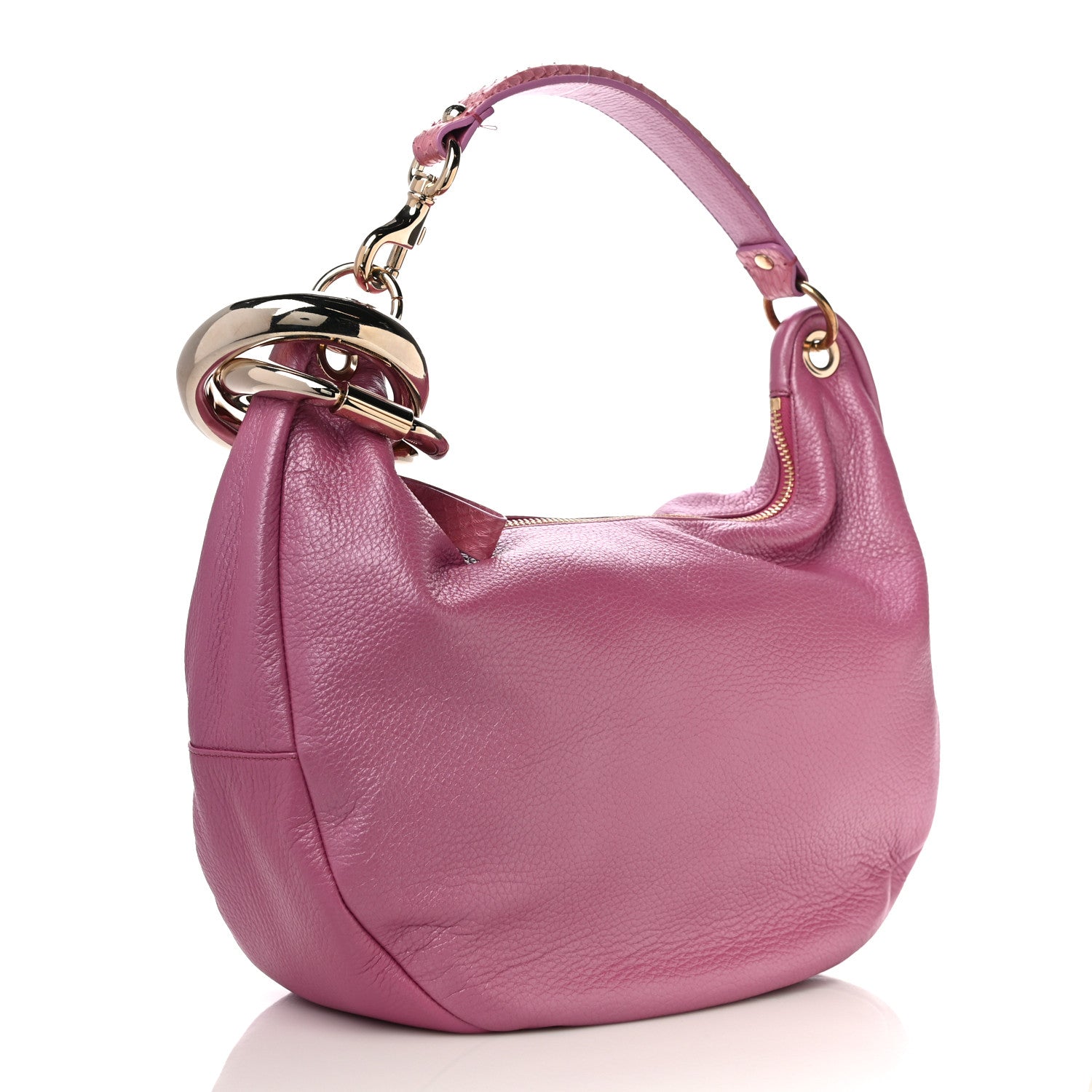 Jimmy Choo Deerskin Solar Hobo Purple 3 of 11