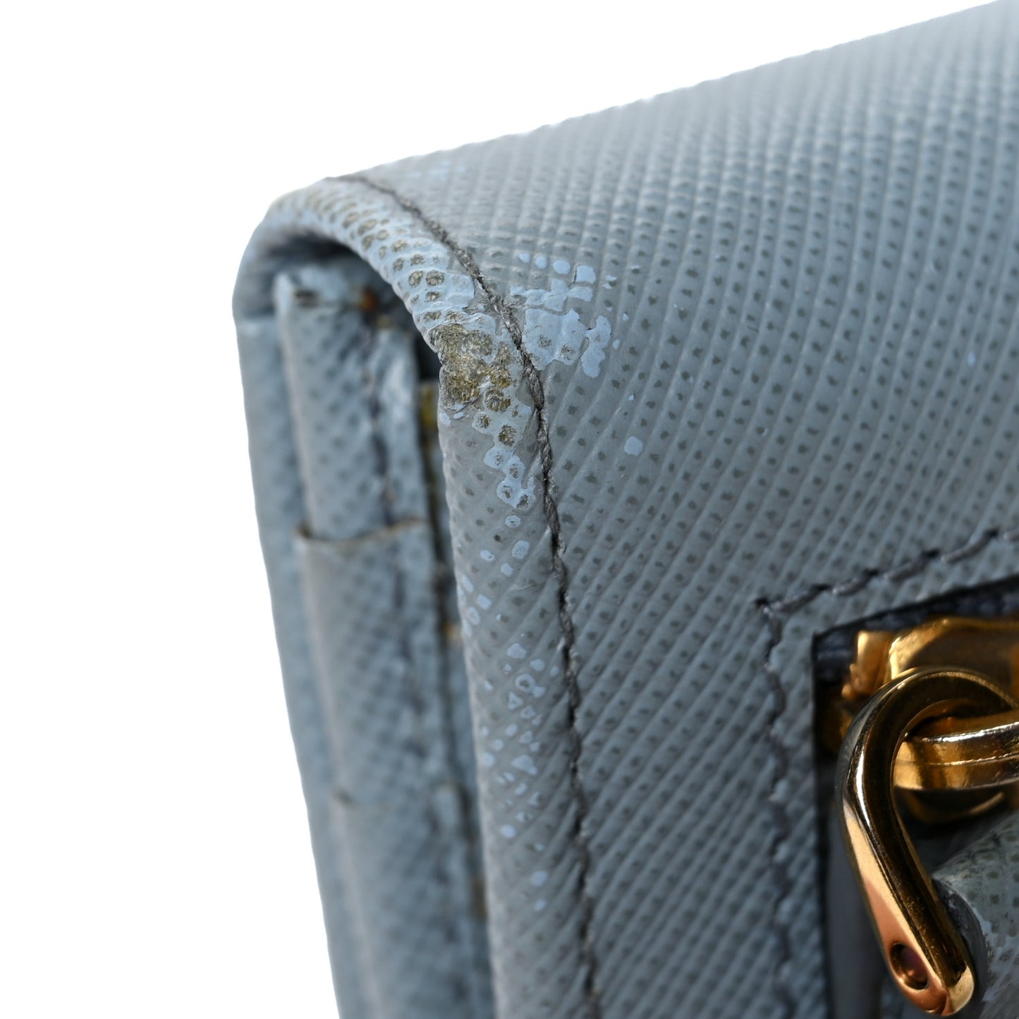 Saffiano Triangle Continental Flap Wallet Astrale