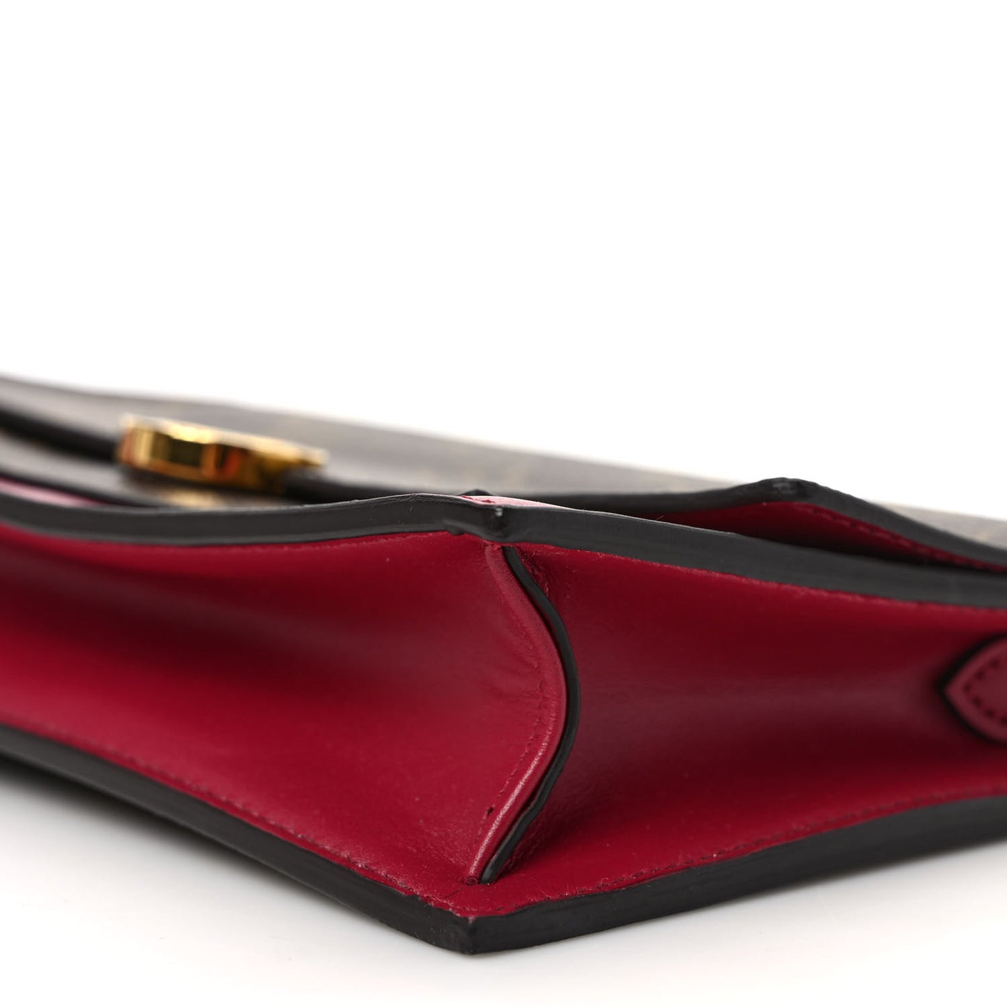 Monogram Flore Chain Wallet Fuchsia