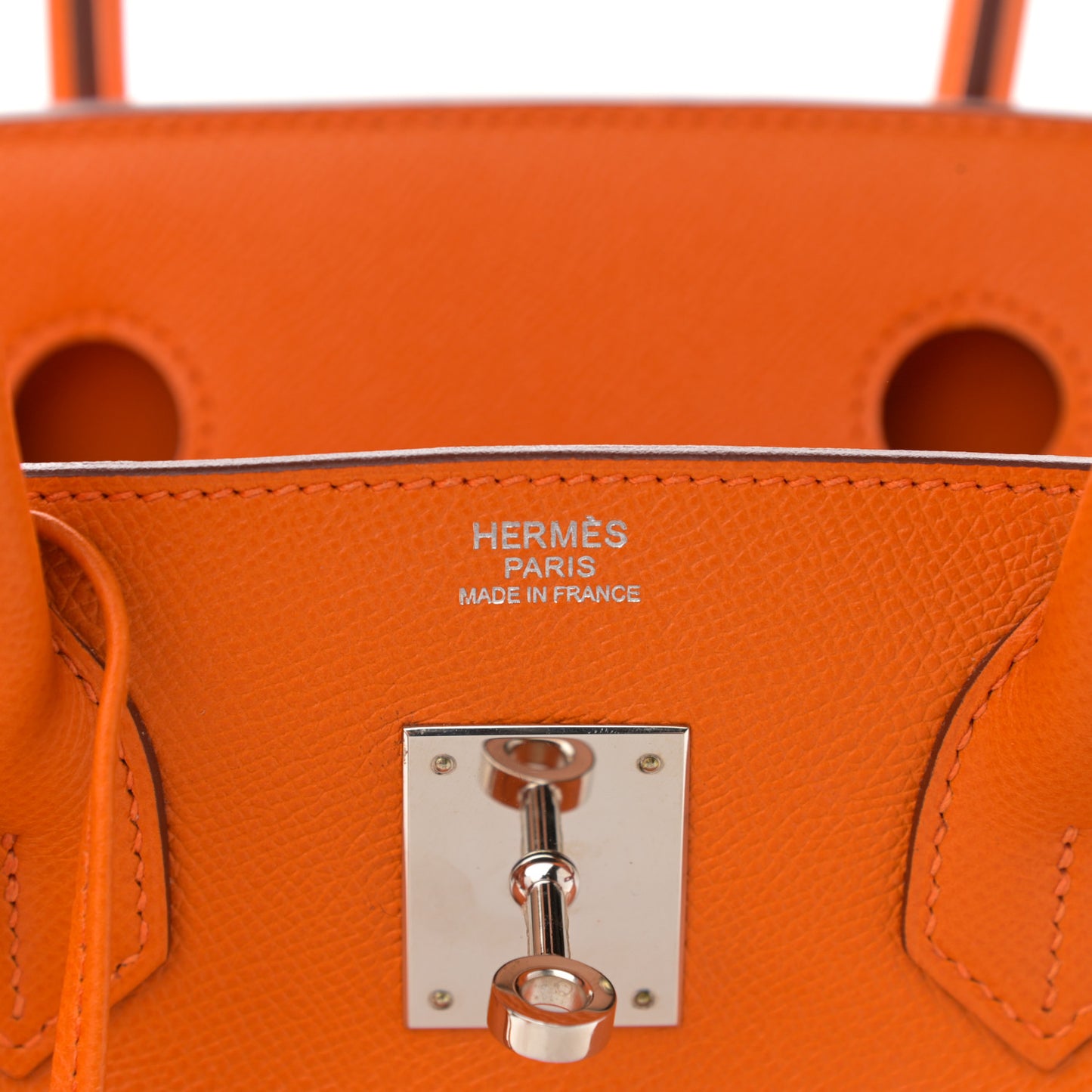 Epsom Birkin 30 Orange