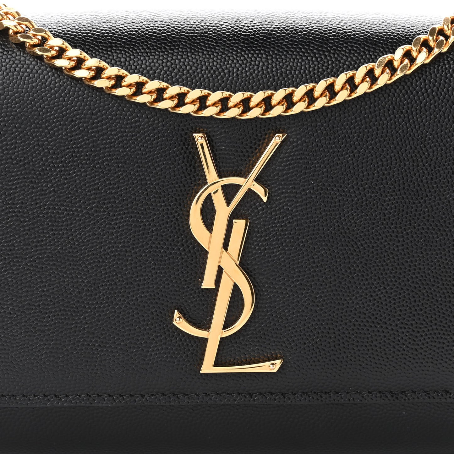 Grain De Poudre Small Monogram Kate Satchel Black