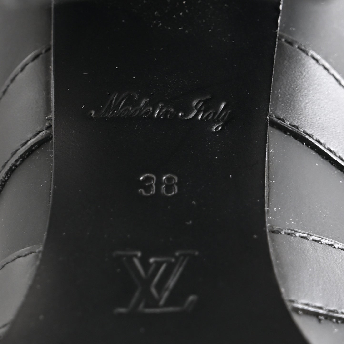 Suede Calfskin Monogram Star Trail Ankle Boots 38 Black
