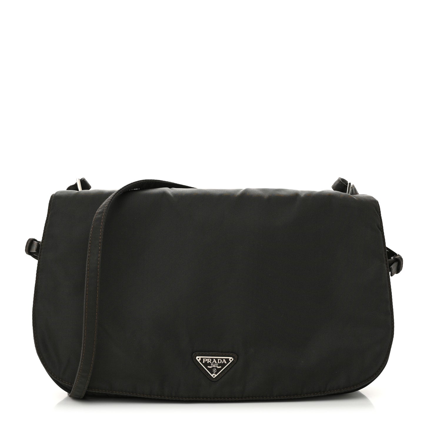 Tessuto Light Nylon Shoulder Bag Cordovan