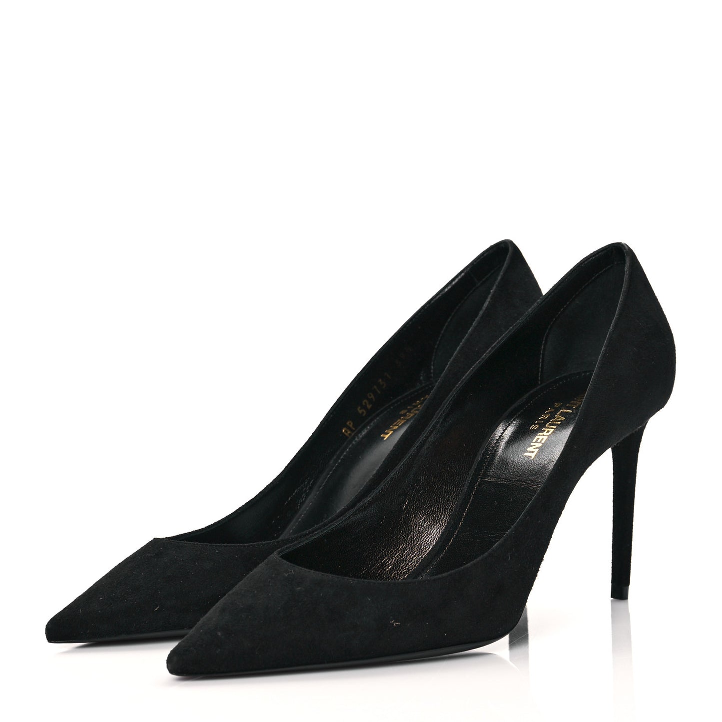 Suede Zoe 85 Pumps 39.5 Black