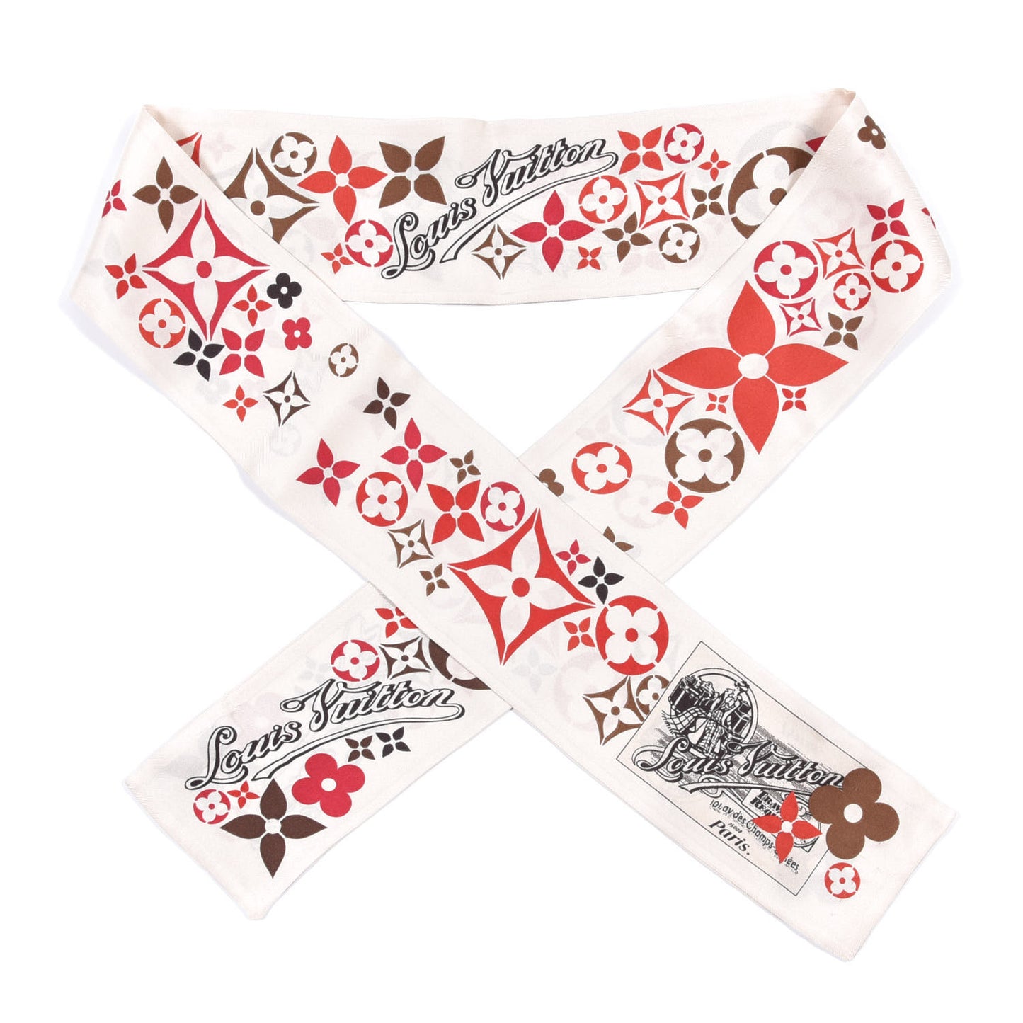Silk Sweet Flower Bandeau Rouge