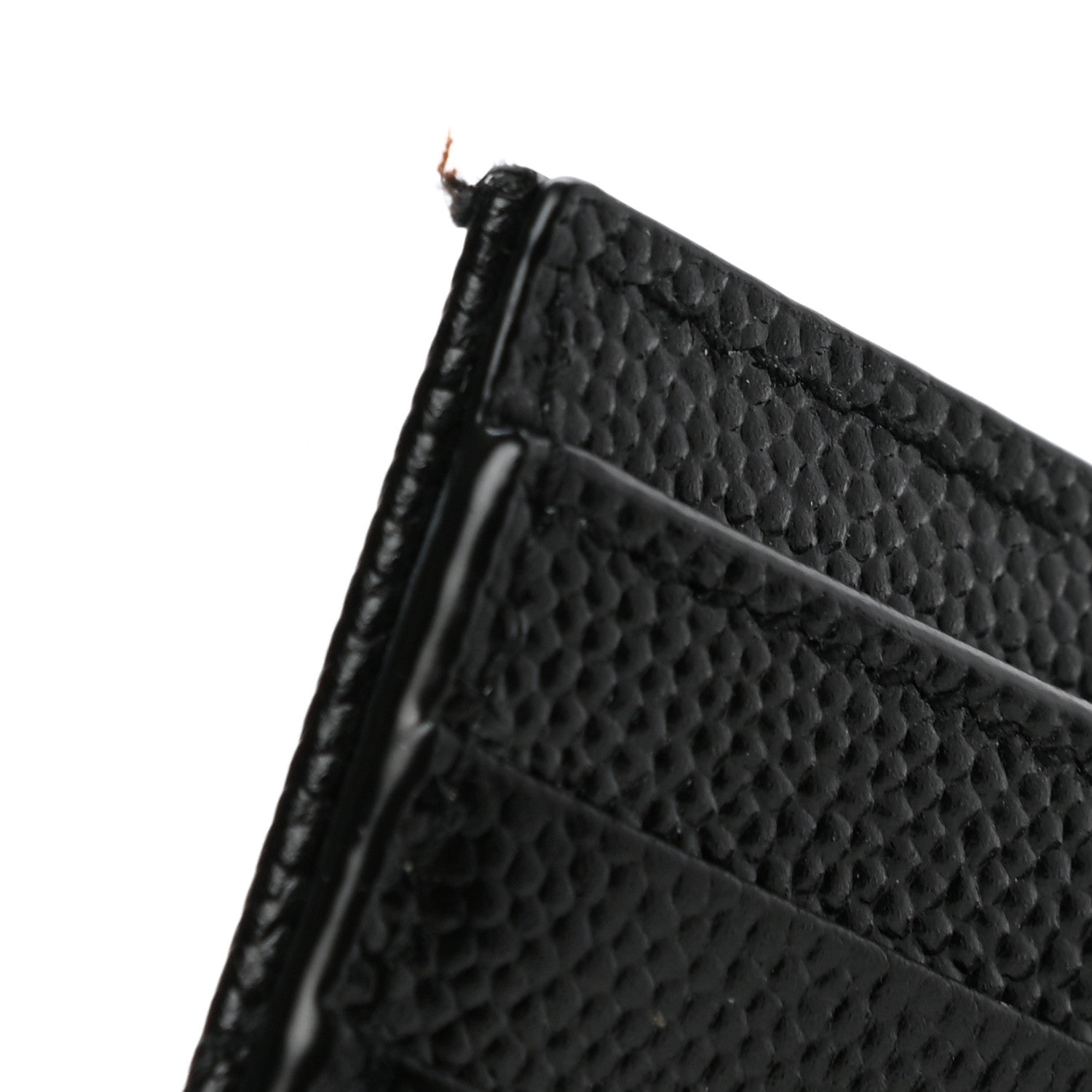 Saint Laurent Grain De Poudre Matelasse Chevron Monogram Zipped Two-Part Wallet Black 8 of 9