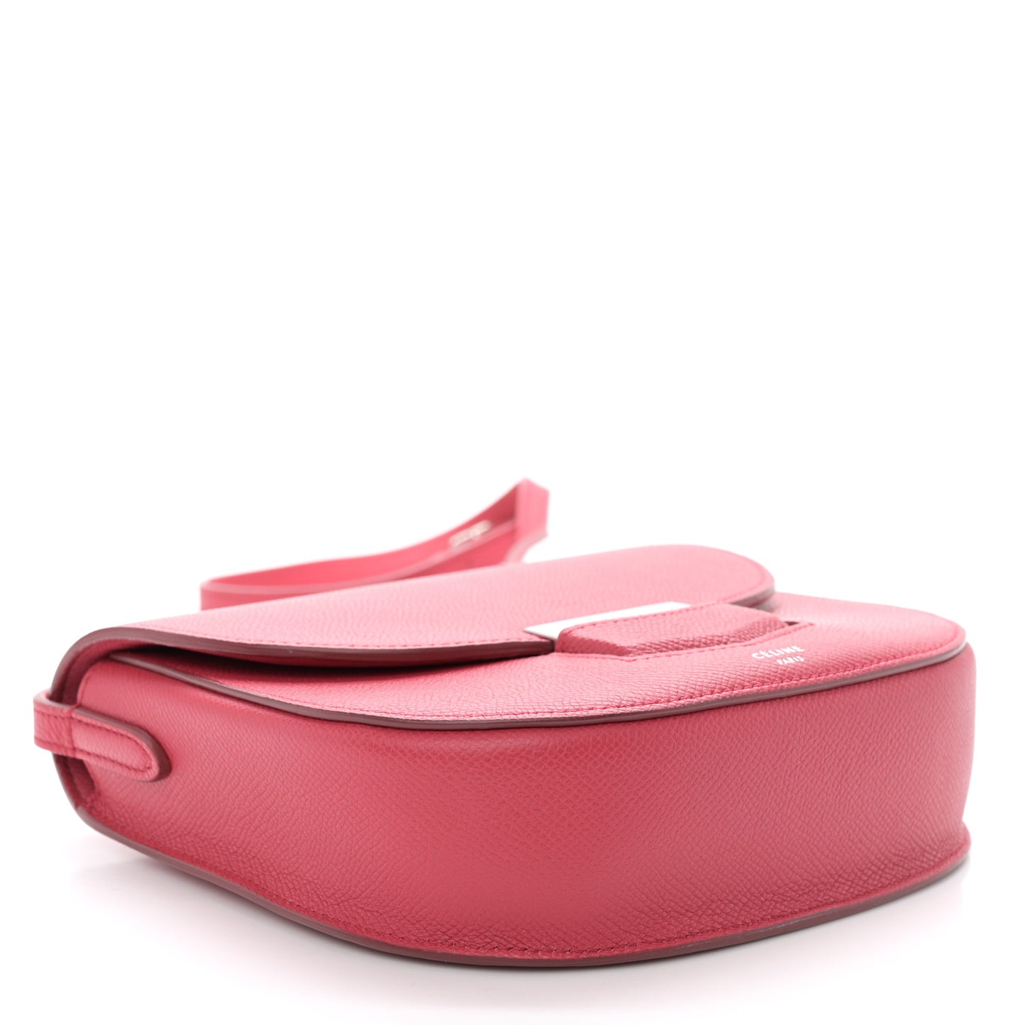 Grained Calfskin Small Trotteur Bubble Pink