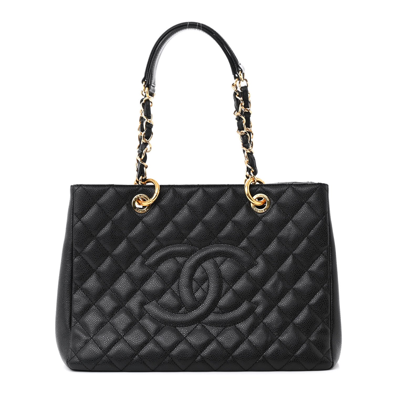 Chanel Caviar Quilted Grand Shopping Tote GST Black 1 of 15