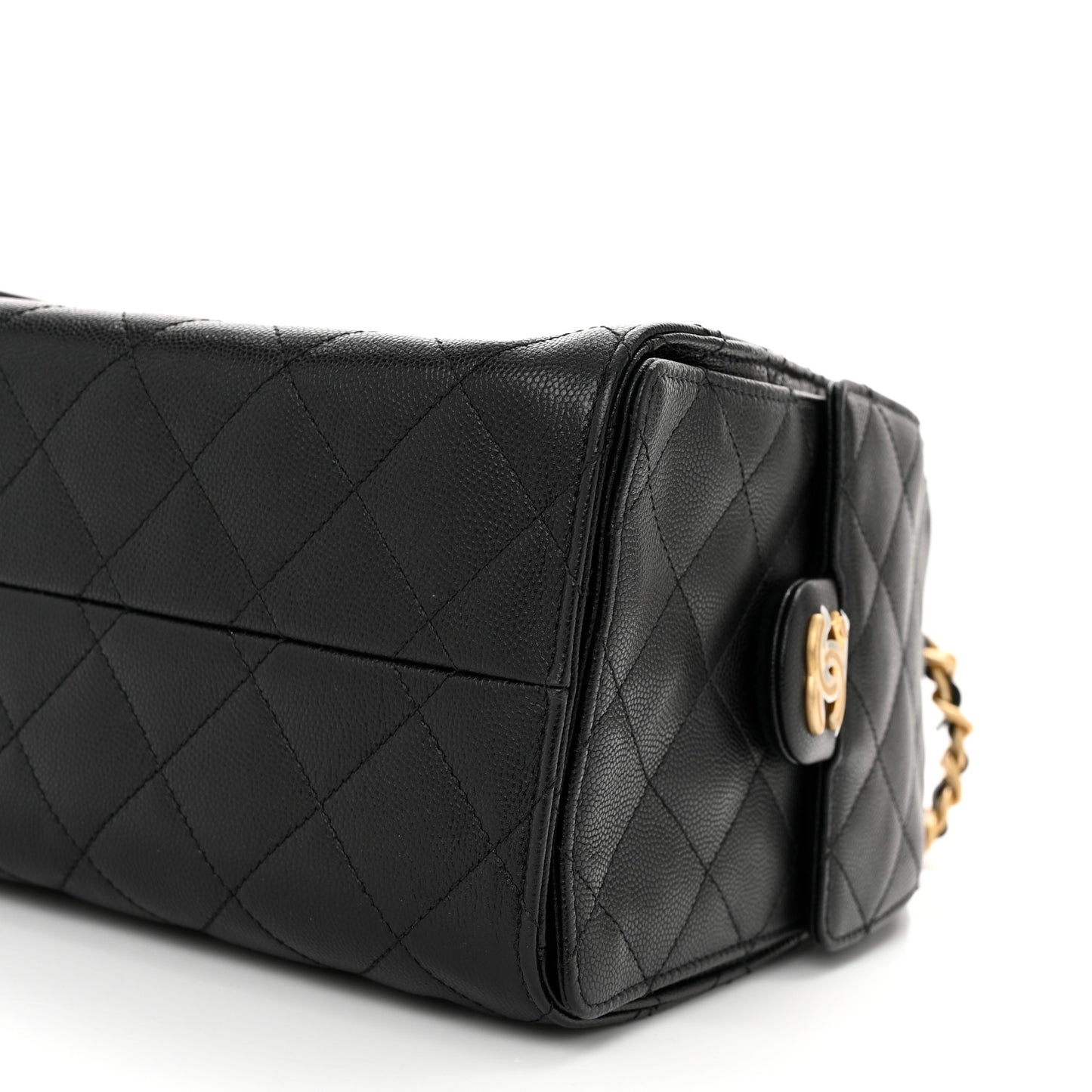 Caviar Quilted Small Chanel 25 Handbag Black