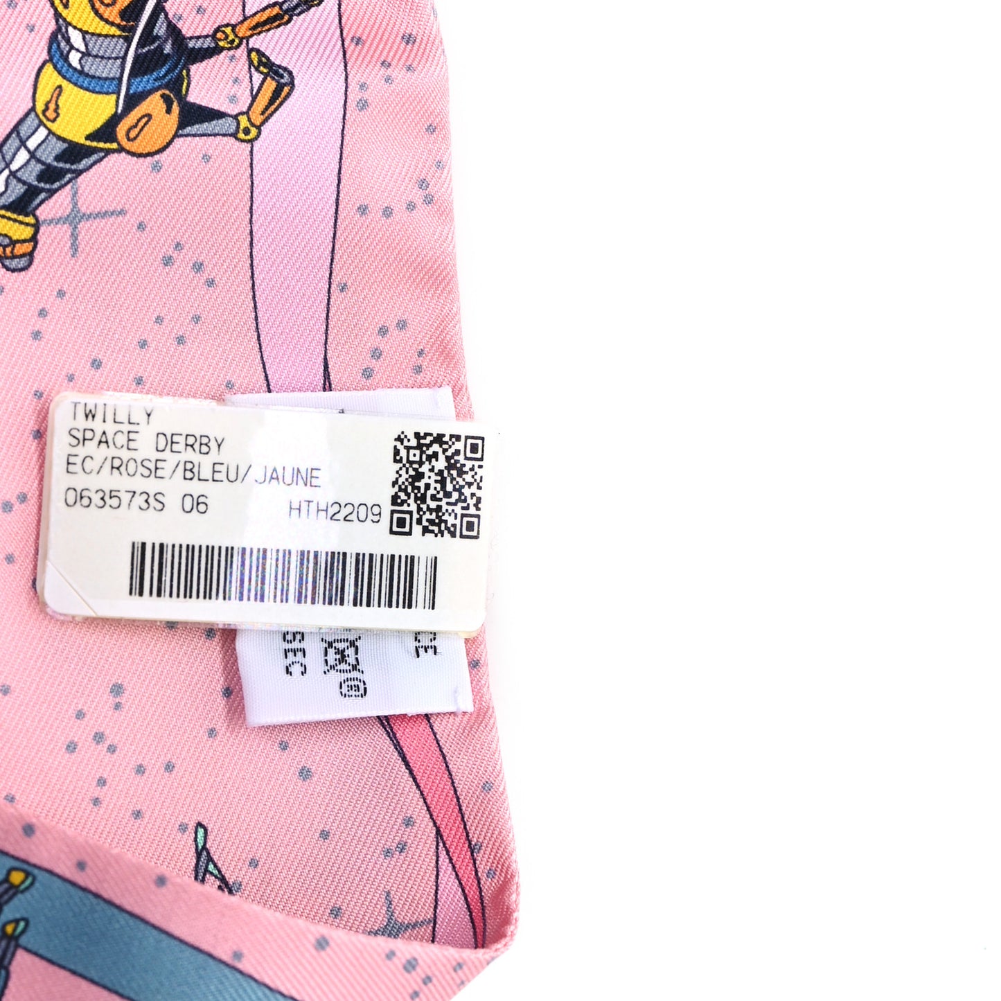Silk Space Derby Twilly Rose Bleu Jaune
