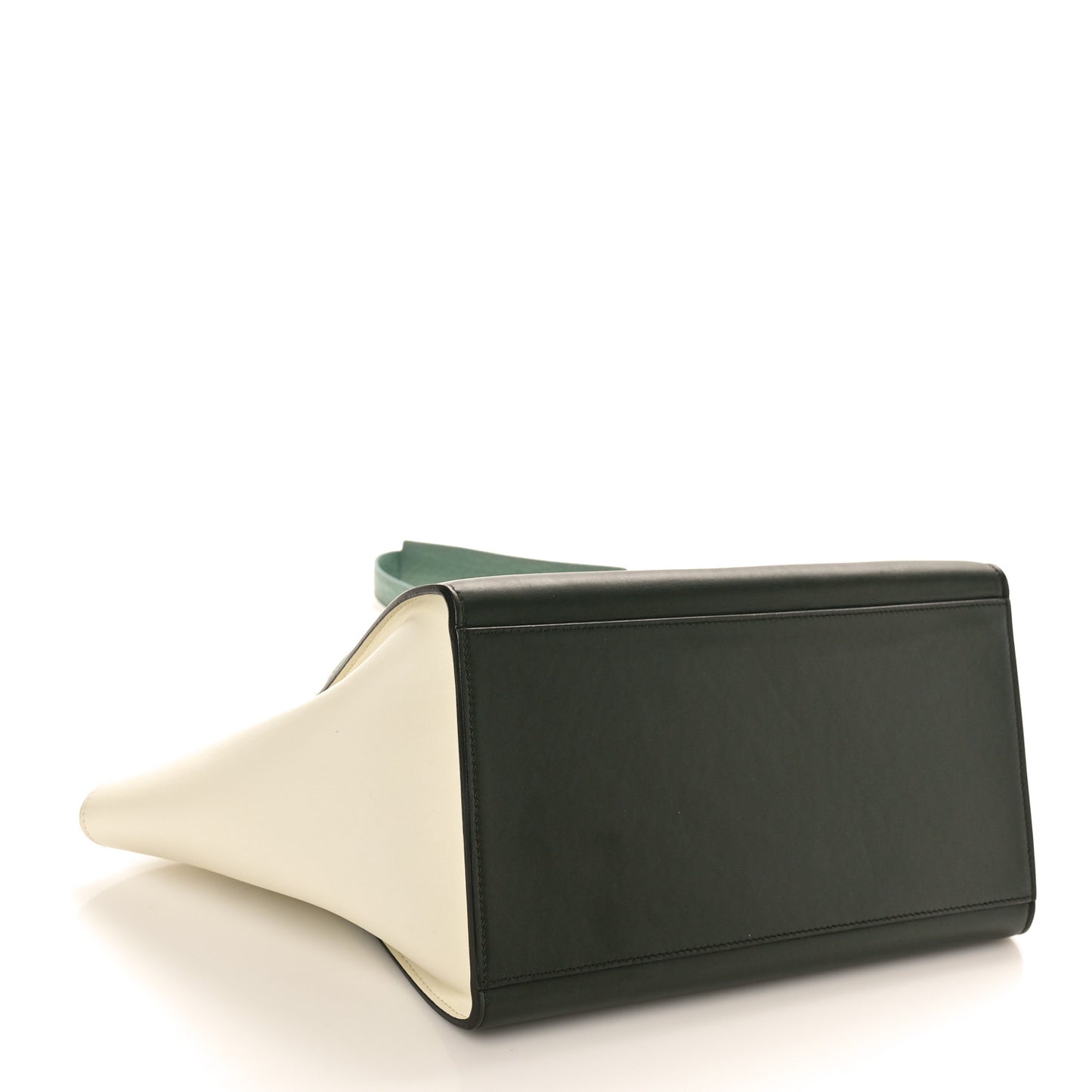 Bullhide Calfskin Small Tri-Color Trapeze Jade