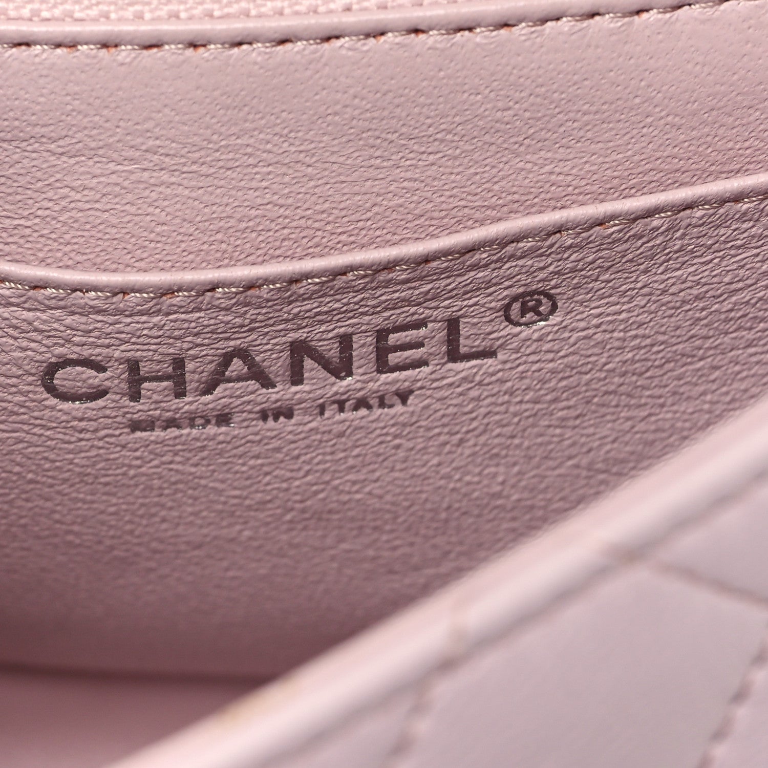 Chanel Lambskin Quilted Mini Square Flap Light Pink 6 of 10