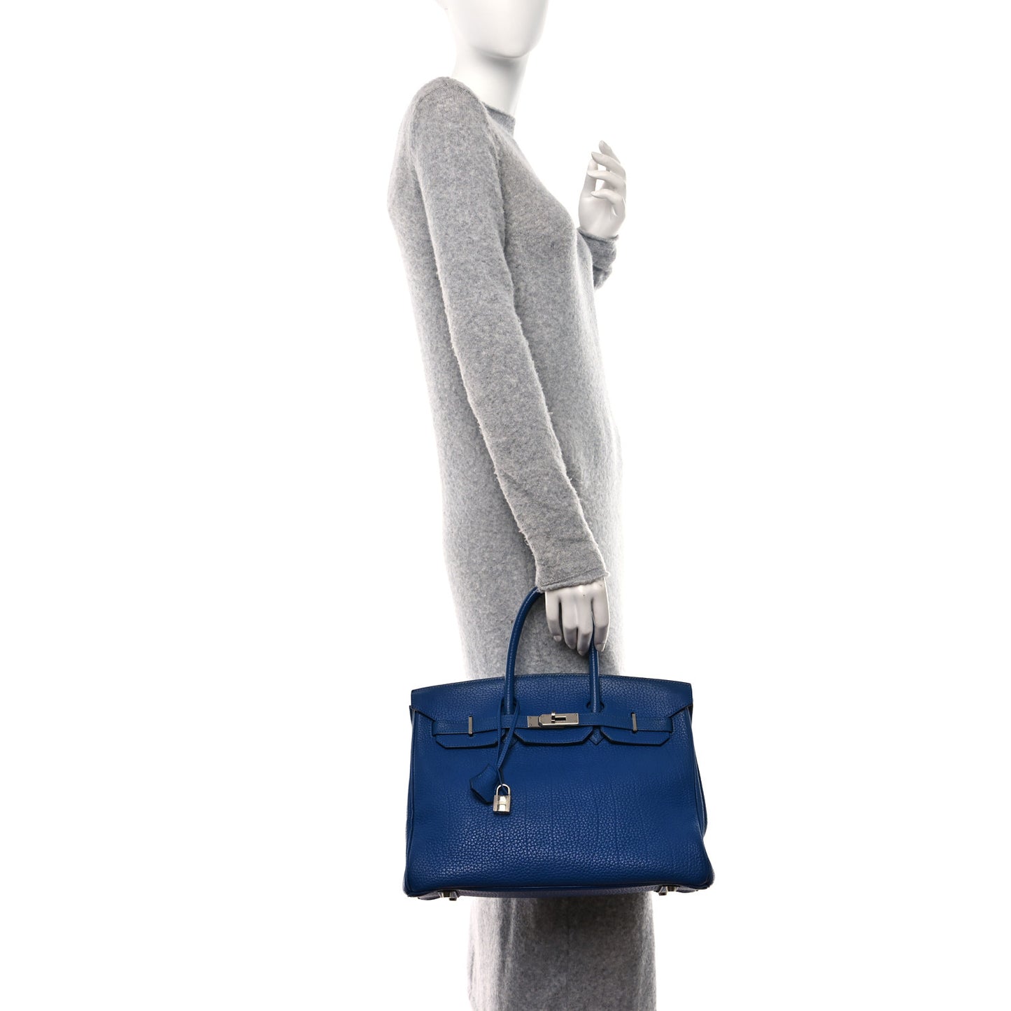 Togo Birkin 35 Bleu Electrique