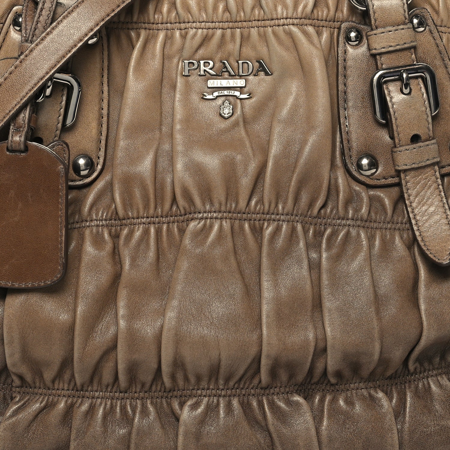 Prada Nappa Gaufre Tote Sfumato 7 of 12