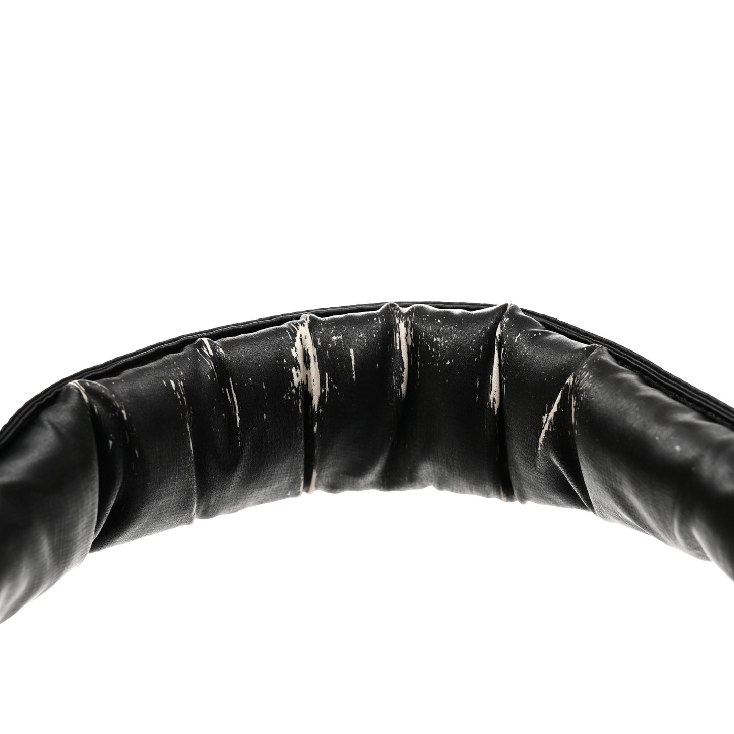 Nylon Embossed Doudoune Bowling Bag Black