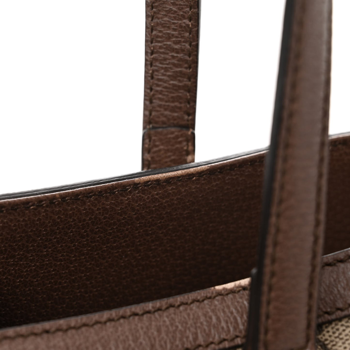 GG Supreme Monogram Medium Ophidia Shopping Tote Brown