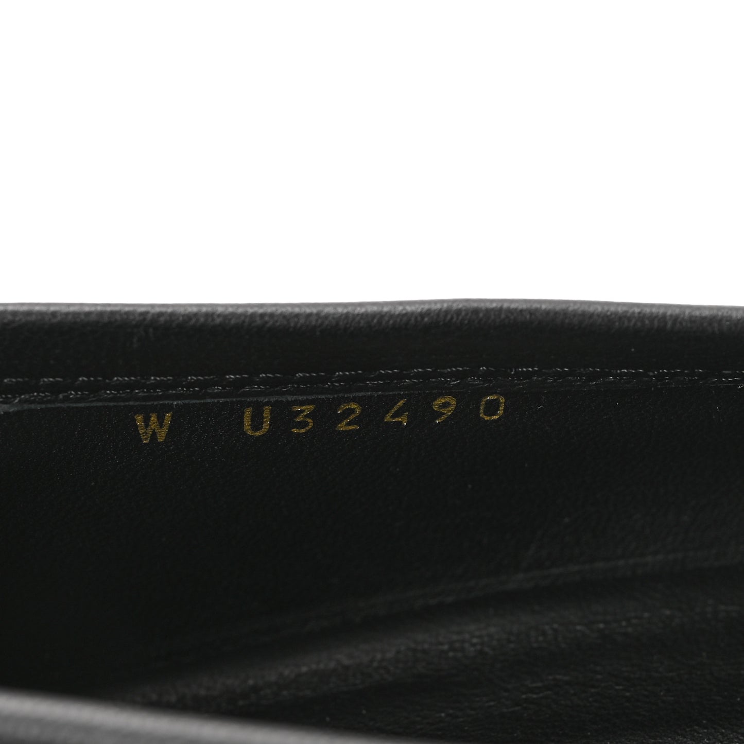 Lambskin Mens Stitched CC Loafers 42 Black