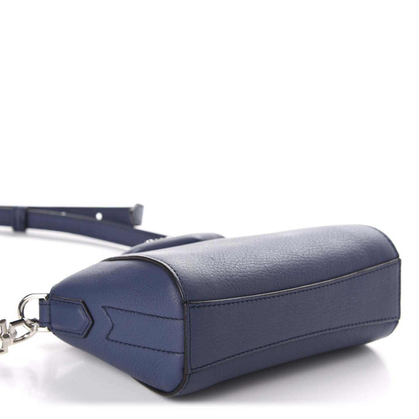 Sugar Goatskin Nano Antigona Midnight Blue