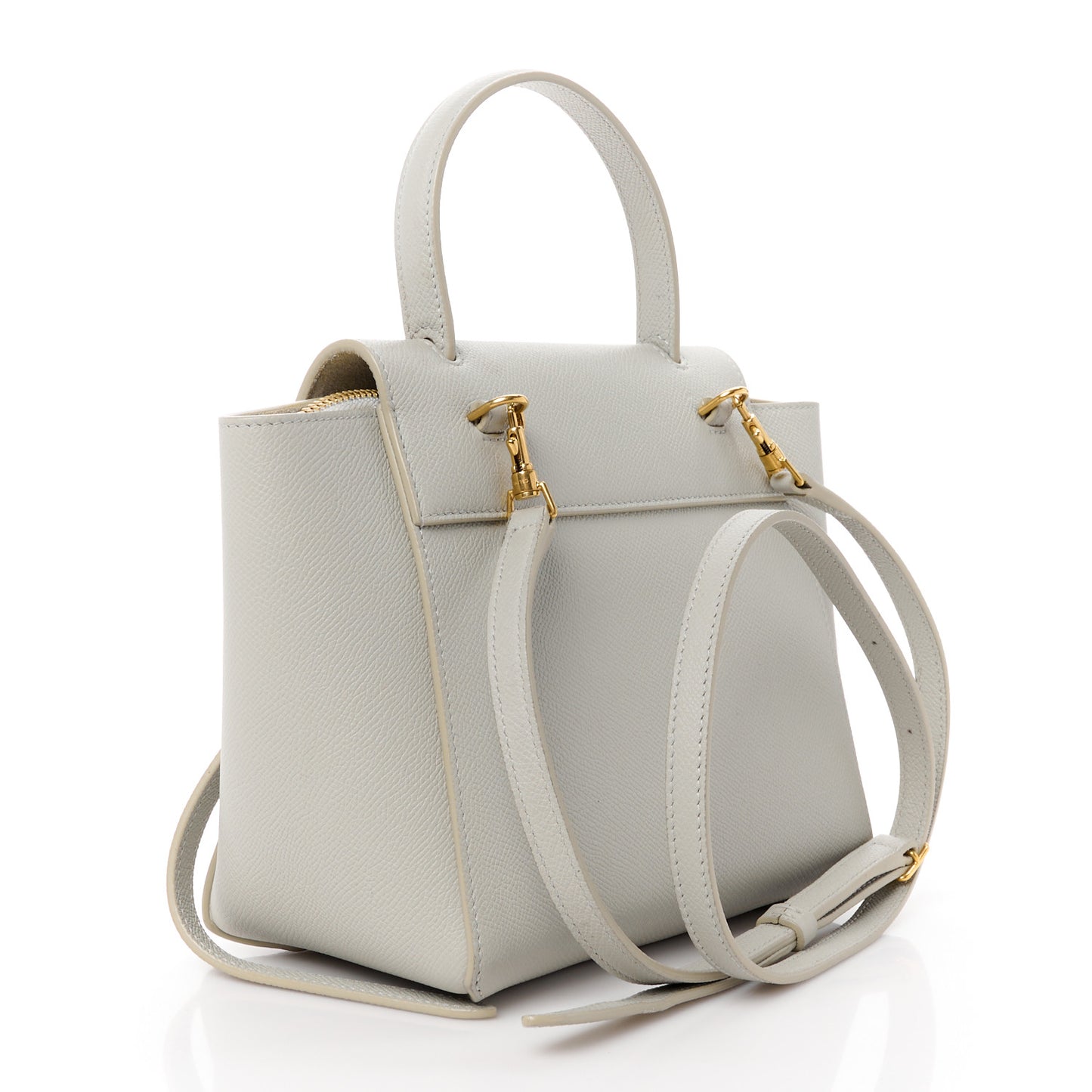 Grained Calfskin Nano Belt Bag Jade