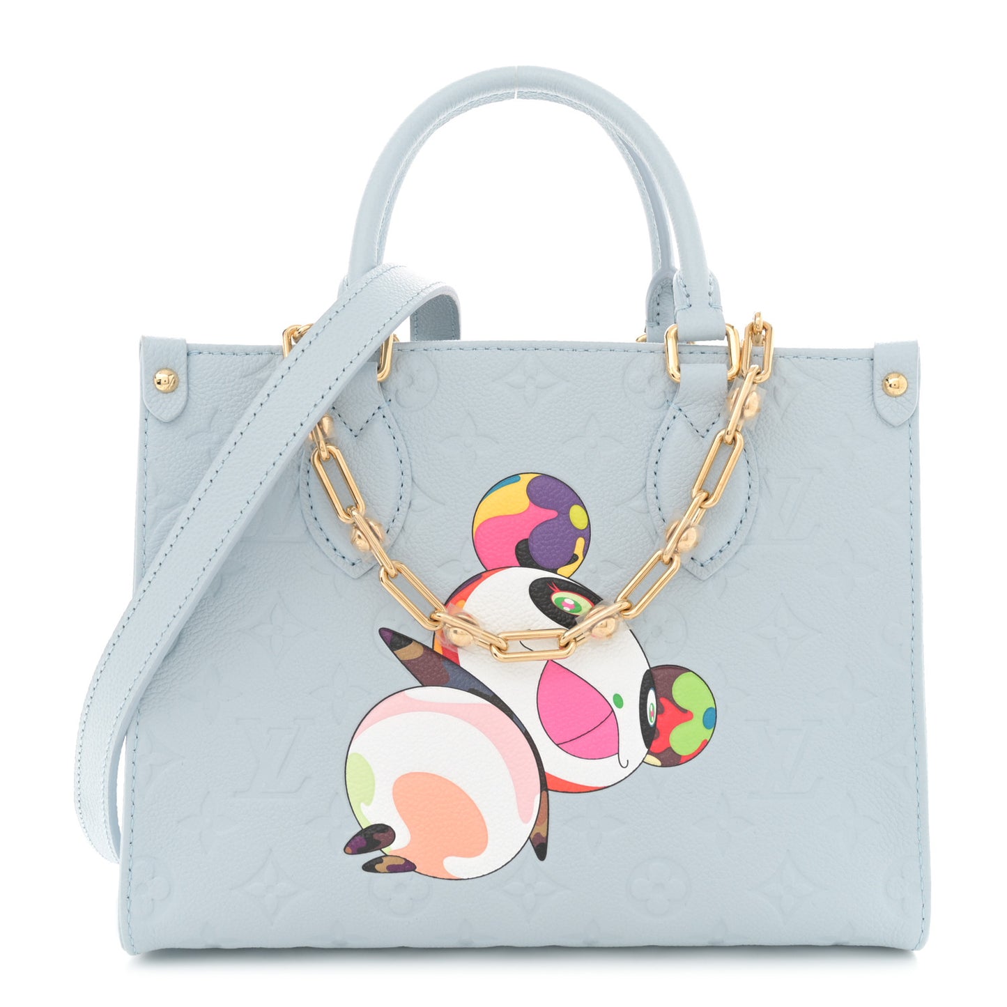 LV X TM Empreinte Monogram Onthego PM Washed Blue