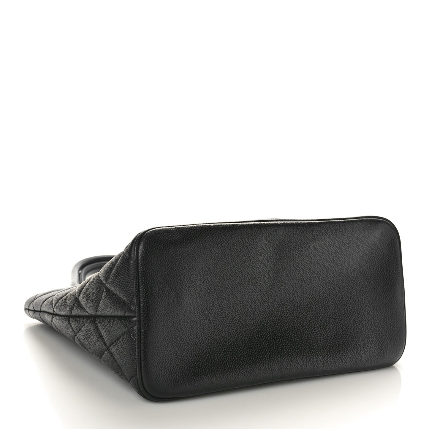 Caviar Quilted Medallion Tote Black