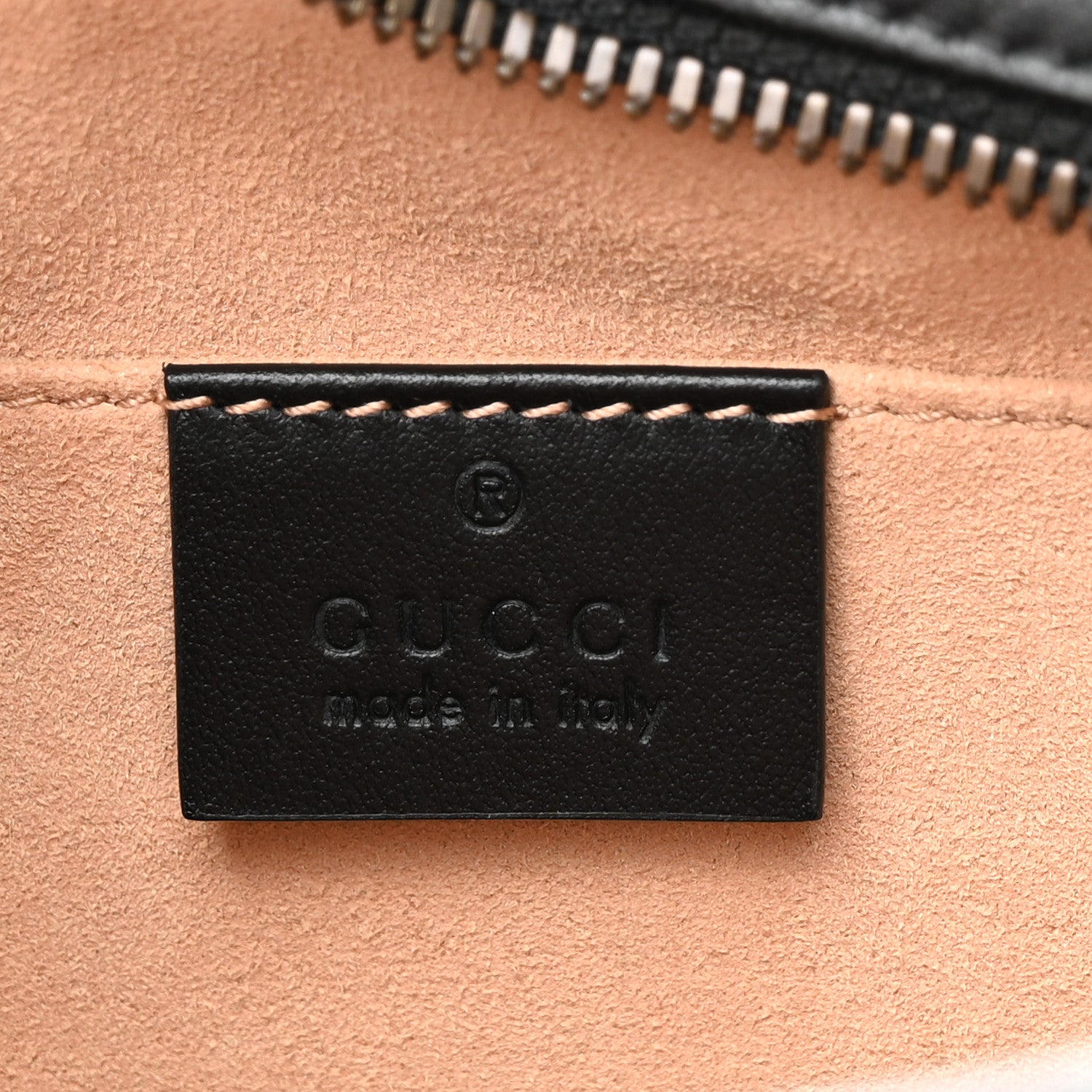 Gucci Calfskin Matelasse Small GG Marmont Chain Shoulder Bag Black 6 of 11